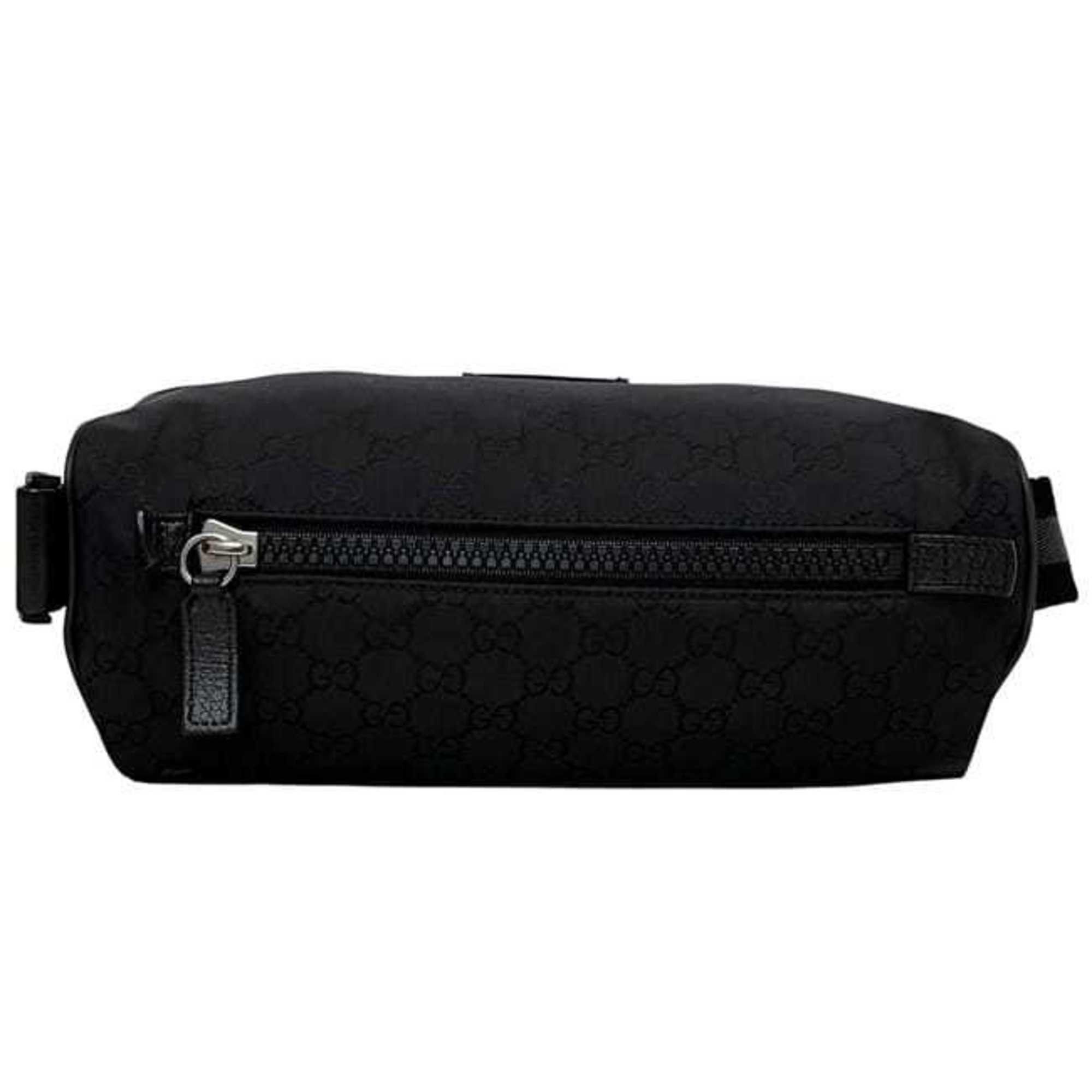 Gucci Gucci Body Bag ec-24993 Black GG Nylon 449182 727620 GUCCI Crossbody Belt for Men and Women Size ONE SIZE - 5 Thumbnail