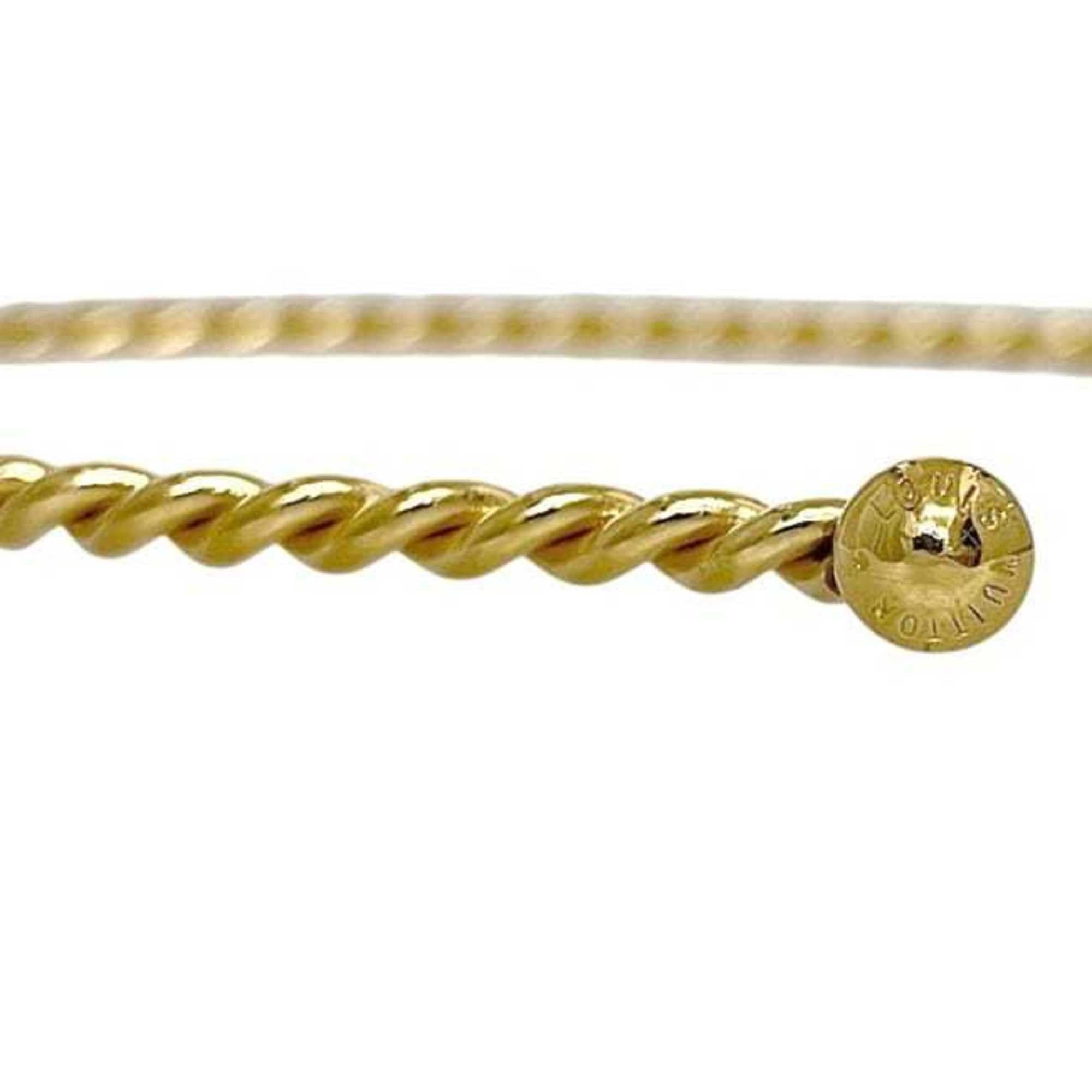 Louis Vuitton Louis Vuitton Selete Headband ec-24910 in Gold, Beige, and Red with Sweet Monogram Design M65618 GP Metal. This gold-colored hair chain features a Flower design. Women's. Size ONE SIZE - 8 Thumbnail