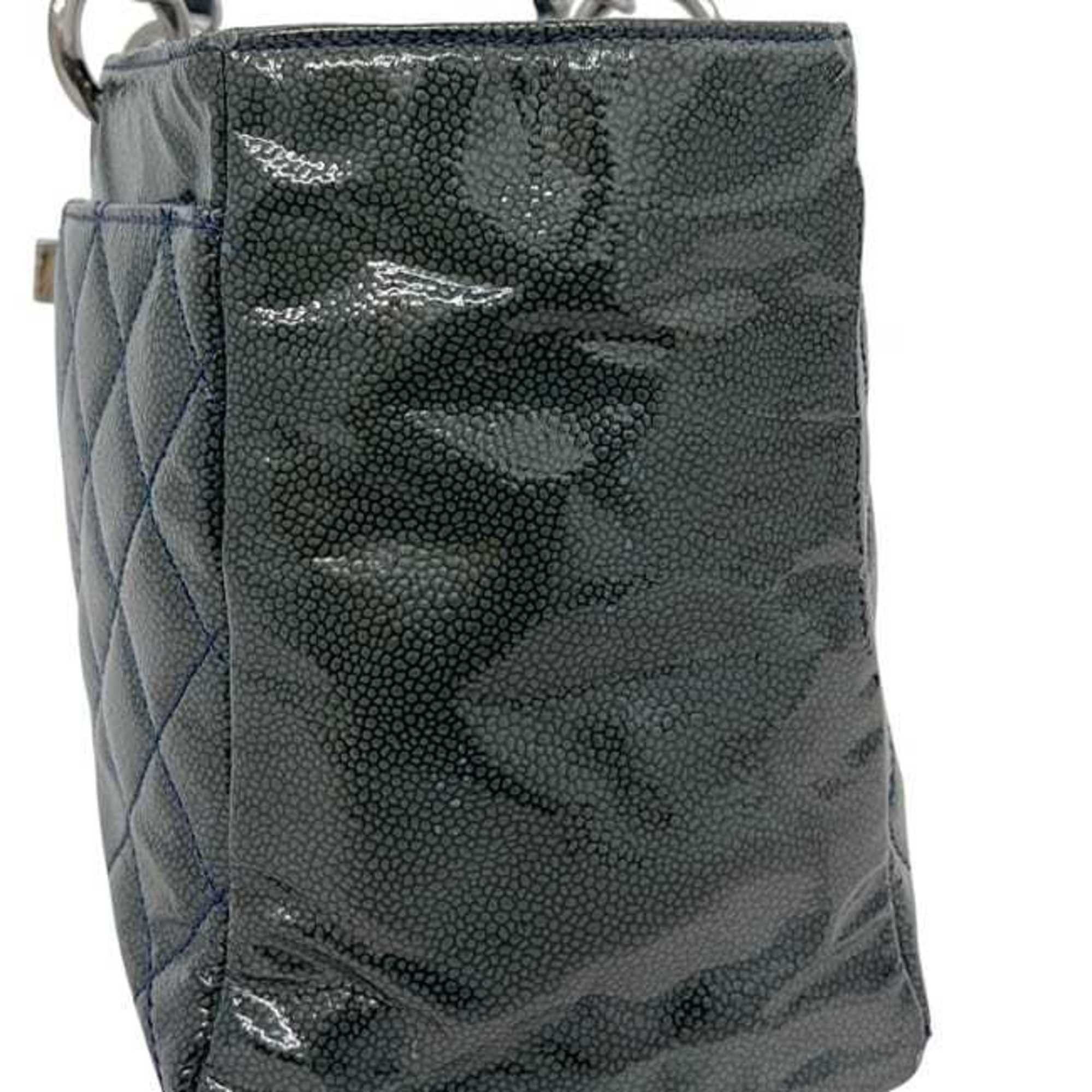 Chanel Chanel Tote Bag, Chain Tote, f-25005, Green, Size 2.55 - Patent Leather, 10, CHANEL Turnlock Quilted Women's Size ONE SIZE - 8 Thumbnail