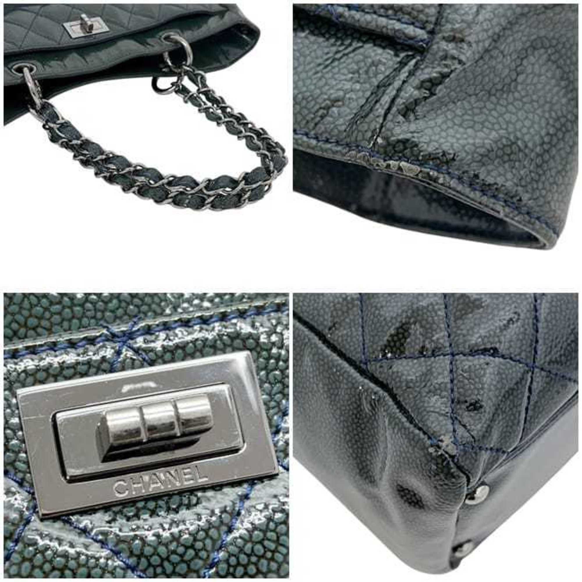 Chanel Chanel Tote Bag, Chain Tote, f-25005, Green, Size 2.55 - Patent Leather, 10, CHANEL Turnlock Quilted Women's Size ONE SIZE - 4 Thumbnail