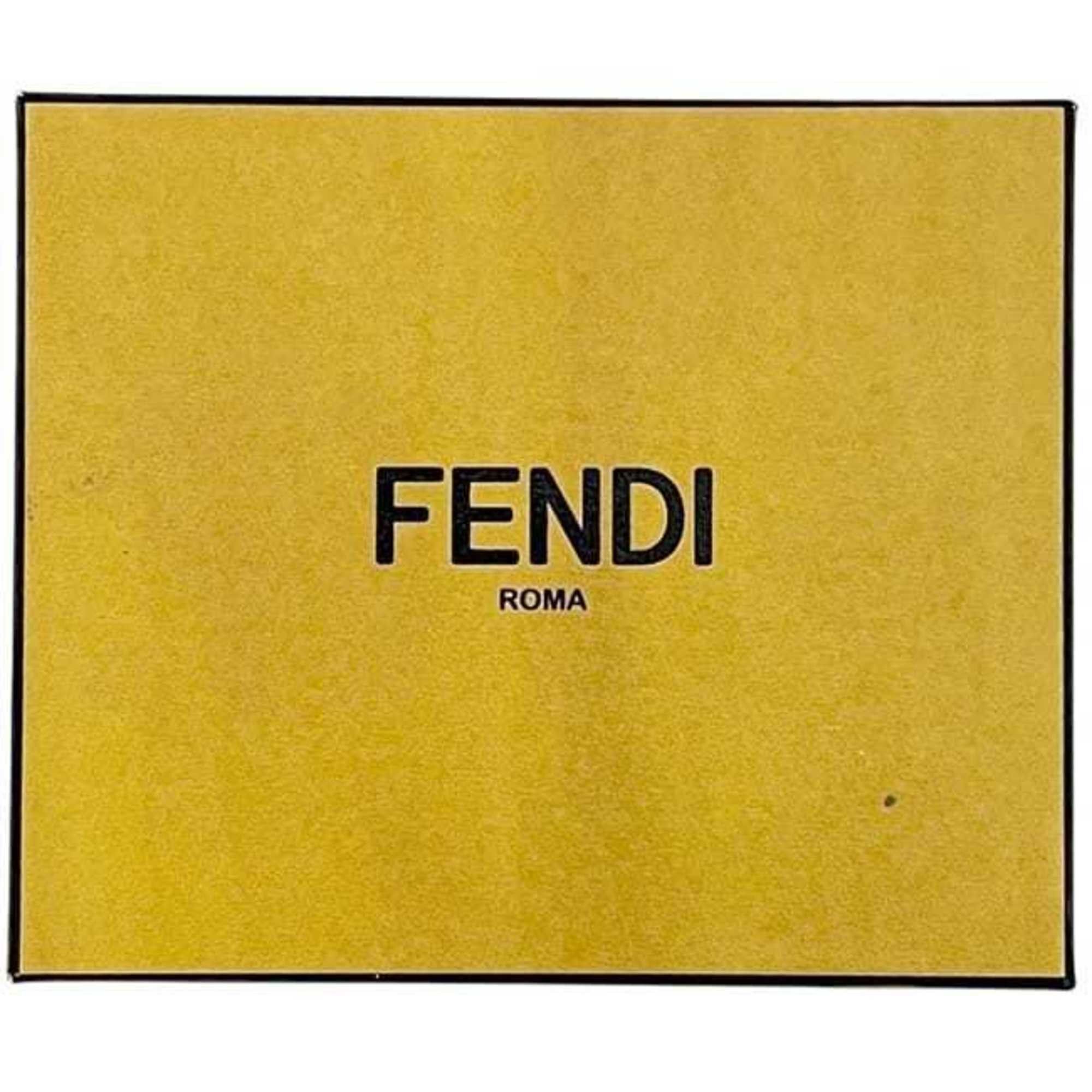 Fendi Fendi Scrunchie ec-24914 in pink, beige, and black silk. FENDI Hair Ribbon FF Zucca Women's Silk Tie. Size ONE SIZE - 10 Thumbnail