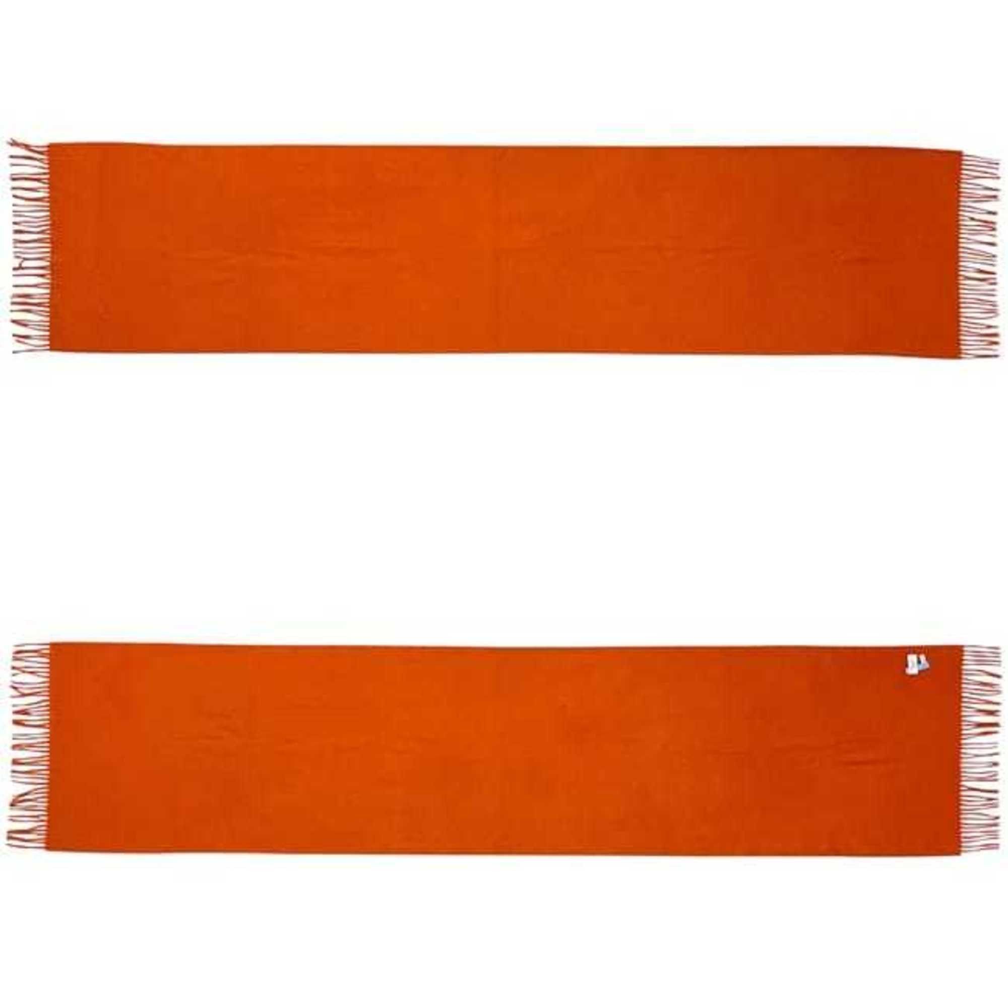 Dior Christian Dior Scarf ec-24978 Orange 100% Wool Embroidered One-Color Long for Men and Women Size ONE SIZE - 3 Thumbnail