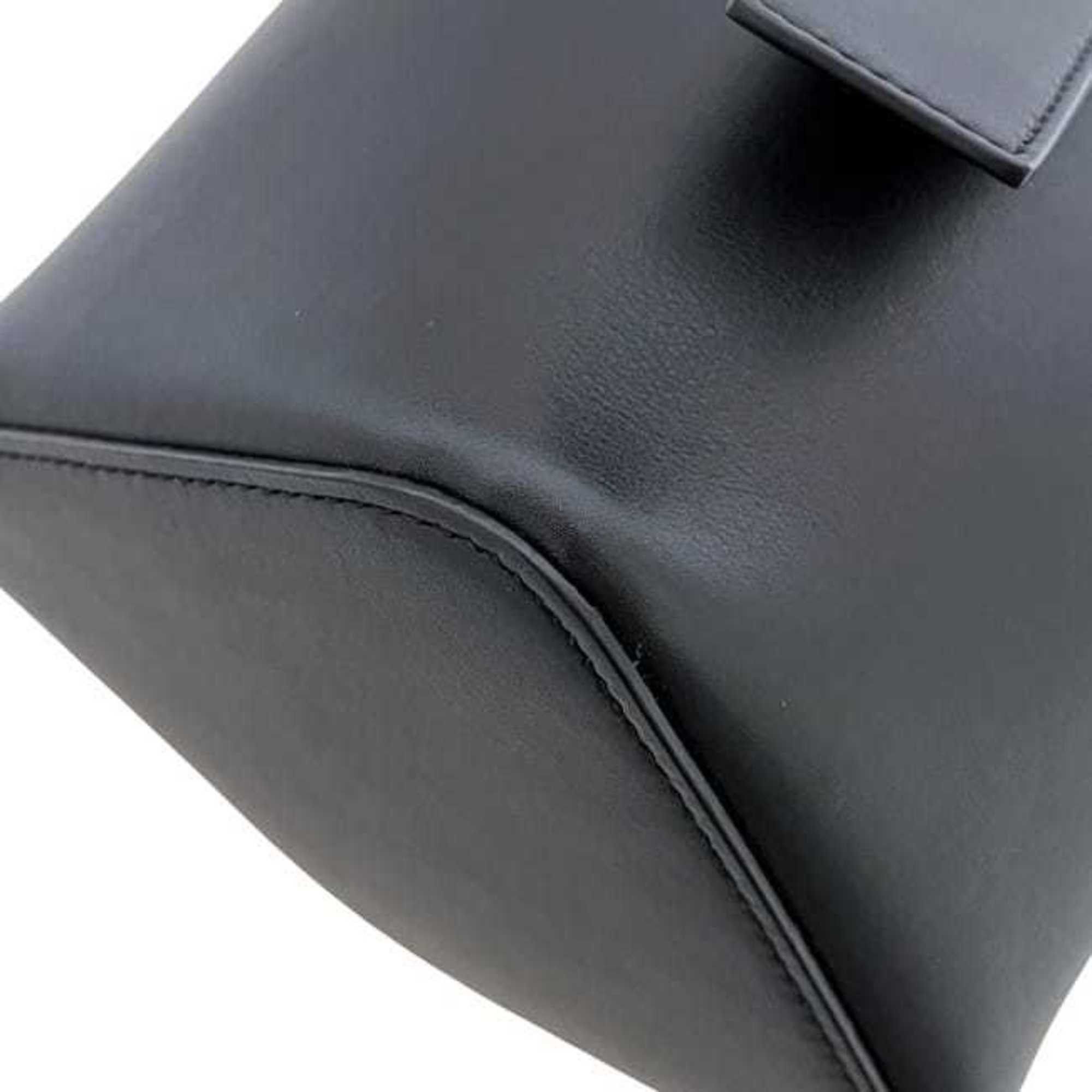 Loewe LOEWE 2-way Pebble Bucket Mini f-24885 Black AANBBBMX01 Bag in Smooth Calf Leather (062410) Handbag Shoulder Crossbody Size ONE SIZE - 3 Thumbnail