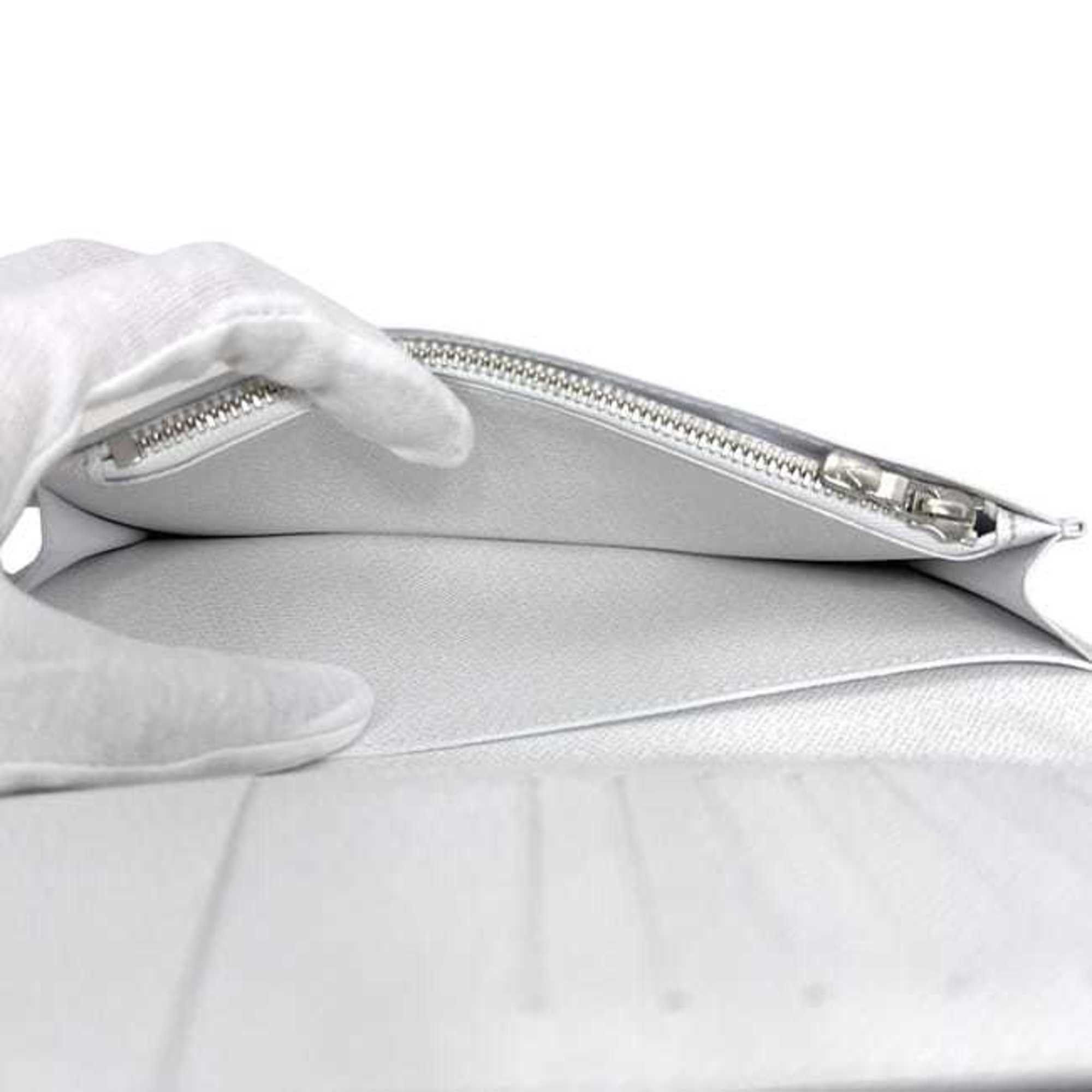 Louis Vuitton Louis Vuitton Bifold Long Wallet, Portefeuille Brazza f-25002, White, Taiga Rama M30298, Monogram Canvas, Leather, IC Tag, LOUIS VUITTON, Long, Men's/Women's Size ONE SIZE - 7 Thumbnail