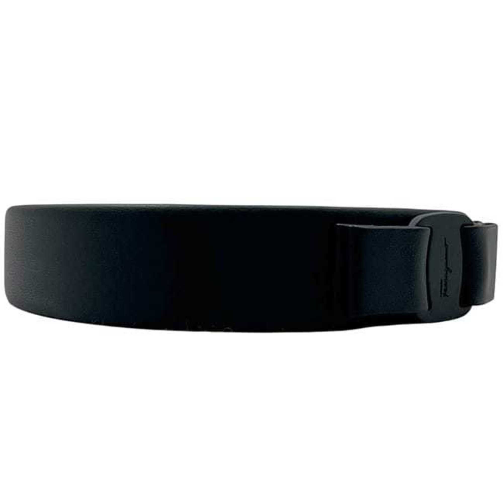 Salvatore Ferragamo Salvatore Ferragamo Headband ec-24894 Black Vara Leather Ribbon Women's Size ONE SIZE - 6 Thumbnail