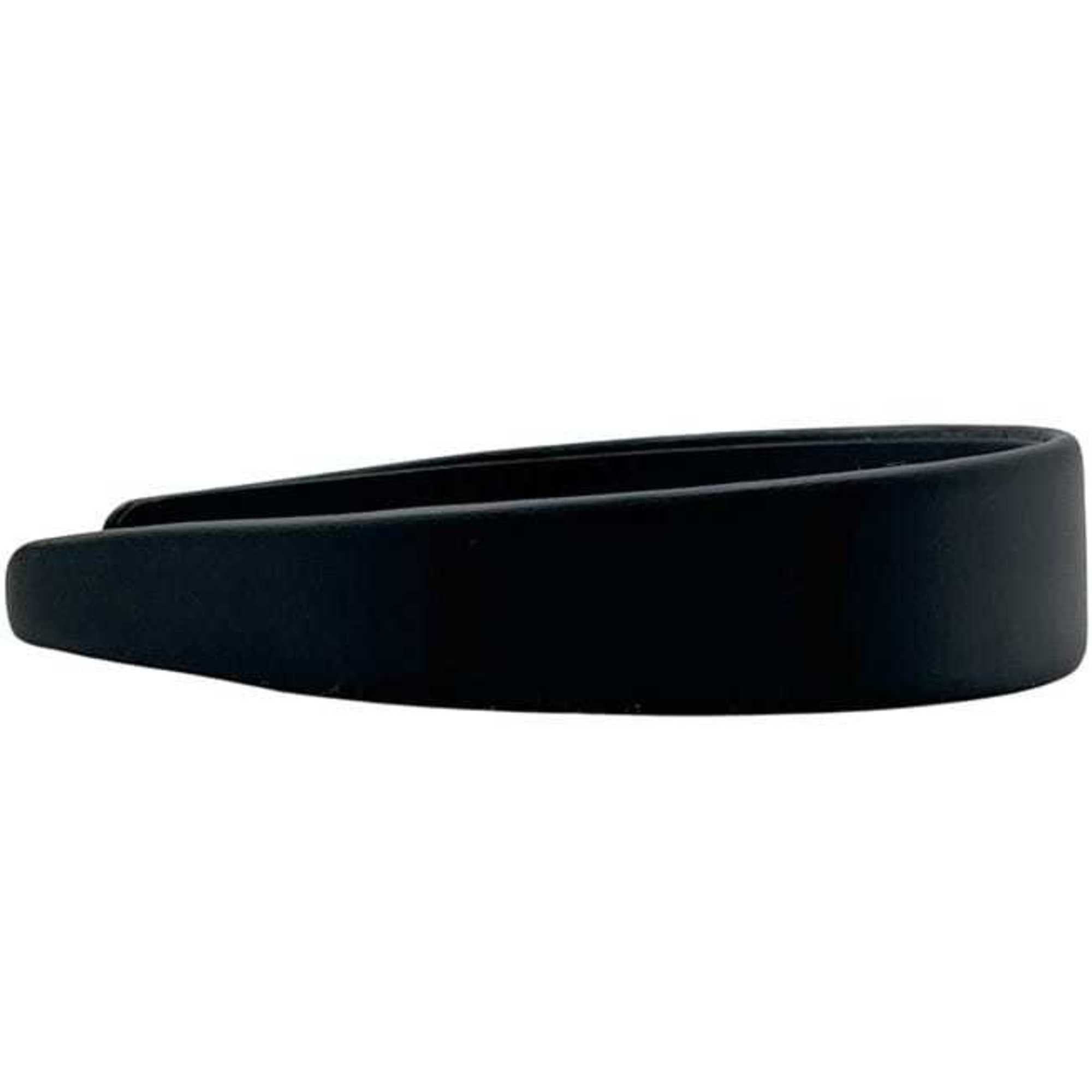 Salvatore Ferragamo Salvatore Ferragamo Headband ec-24894 Black Vara Leather Ribbon Women's Size ONE SIZE - 5 Thumbnail