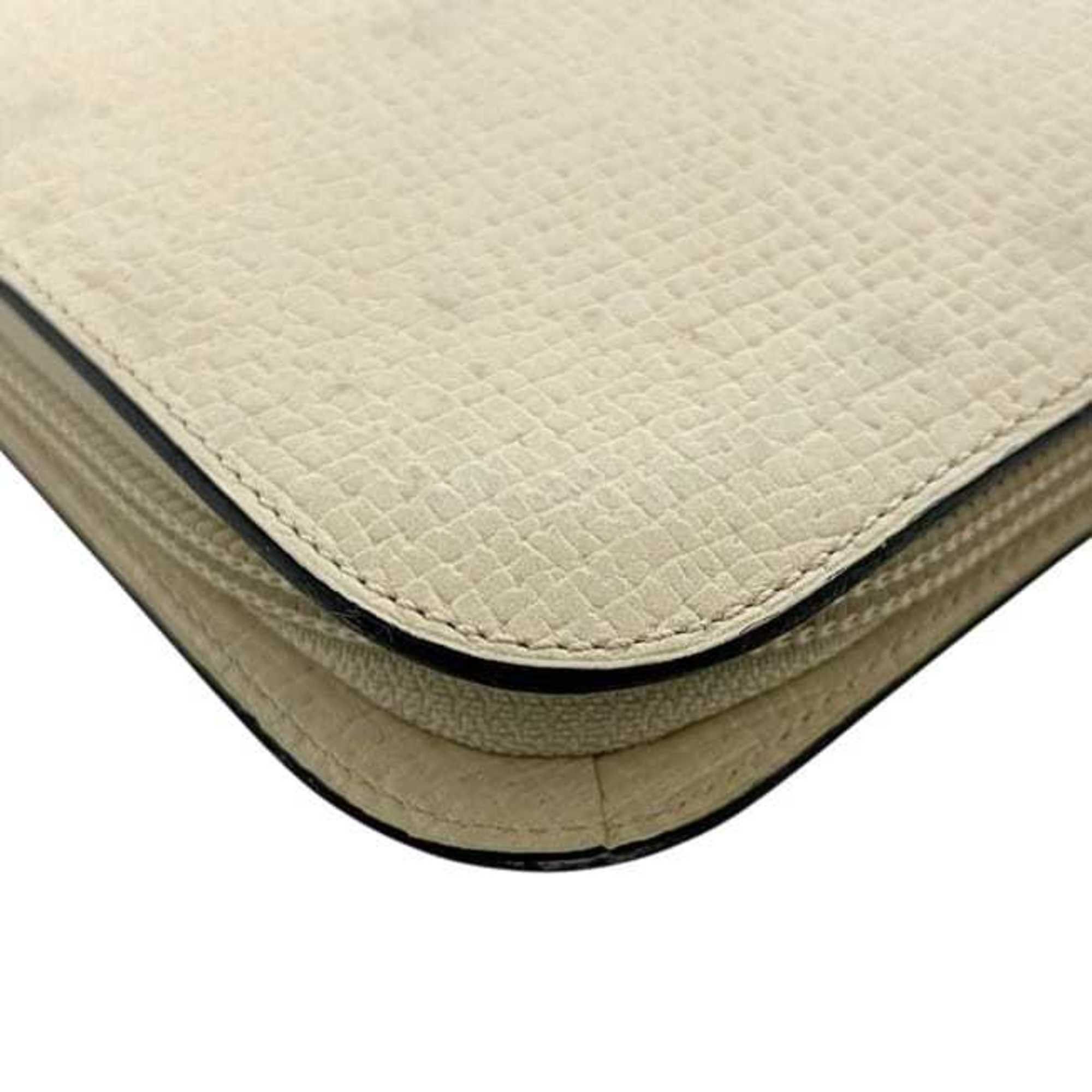 Loewe Loewe Round Organizer ec-24985 Beige Leather Travel Pouch, Pass Case, Card Holder, Wallet for Men and Women Size ONE SIZE - 9 Thumbnail