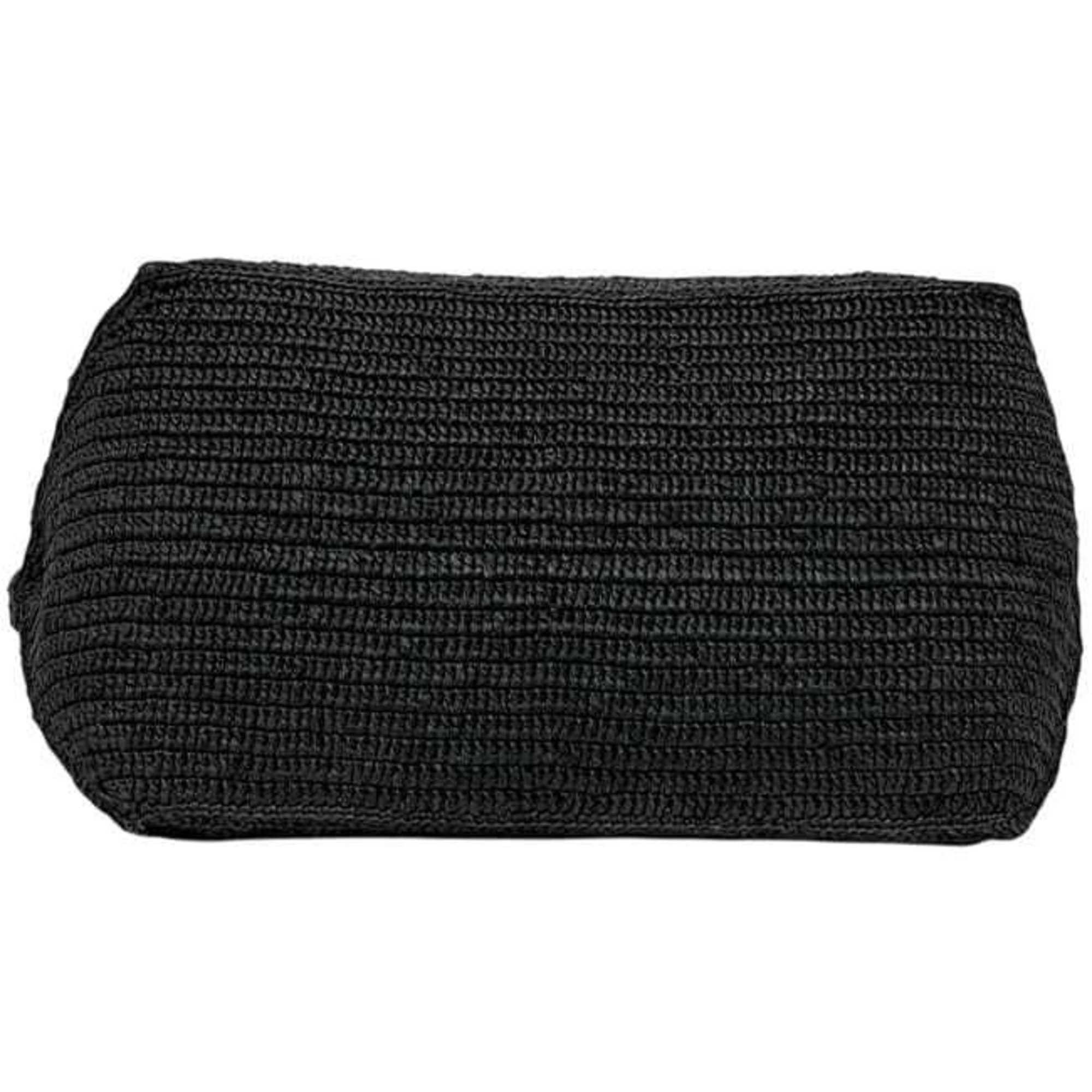 Loewe Loewe Fold Shopper Tote Bag ec-25026 Black B507X23X10 Raffia 032311 Strap Linen Men's Women's Summer Size ONE SIZE - 6 Thumbnail