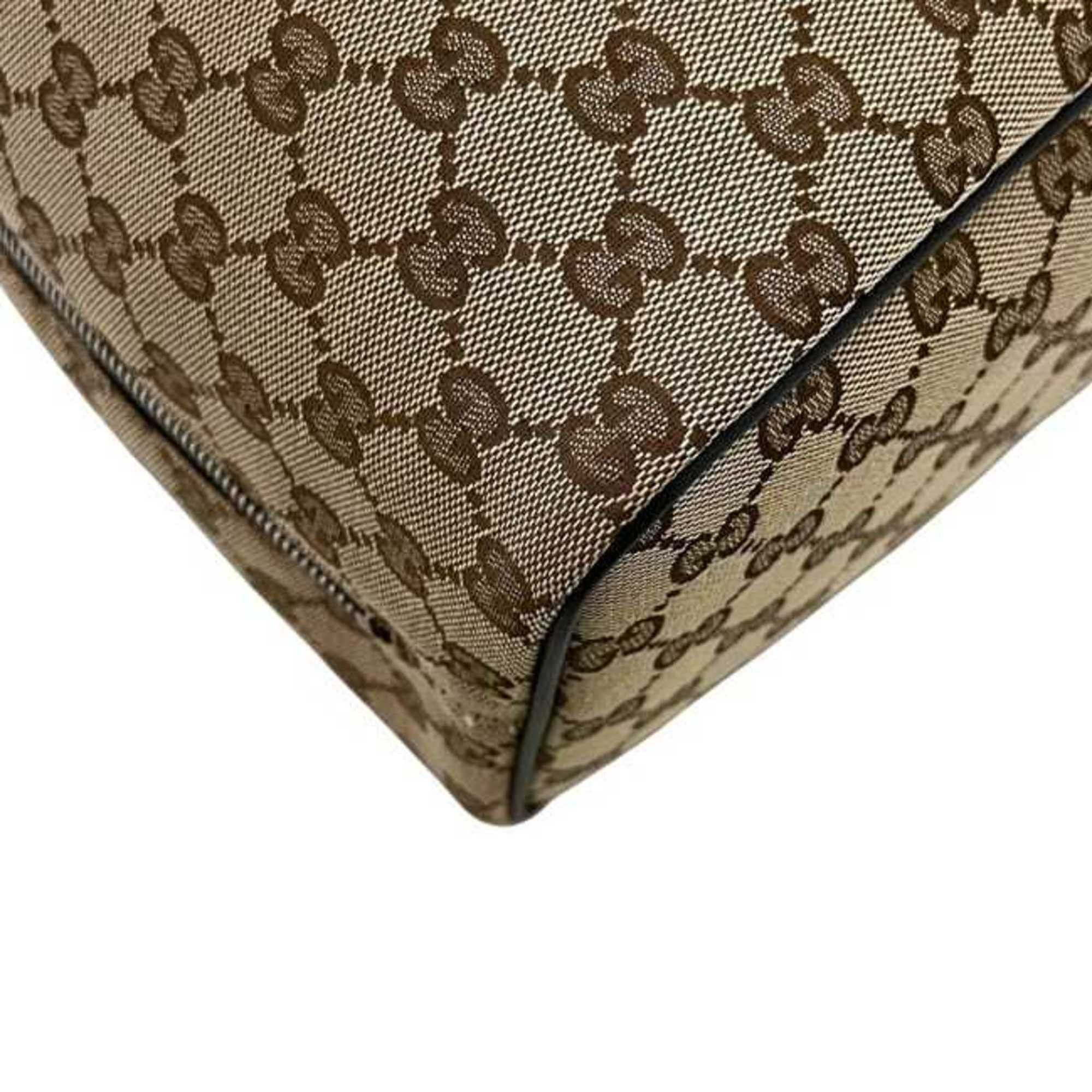 Gucci Gucci Backpack ec-24990 Beige Brown GG Canvas 449175 Leather 527066 GUCCI Rucksack Bag Men's Women's Size ONE SIZE - 10 Thumbnail