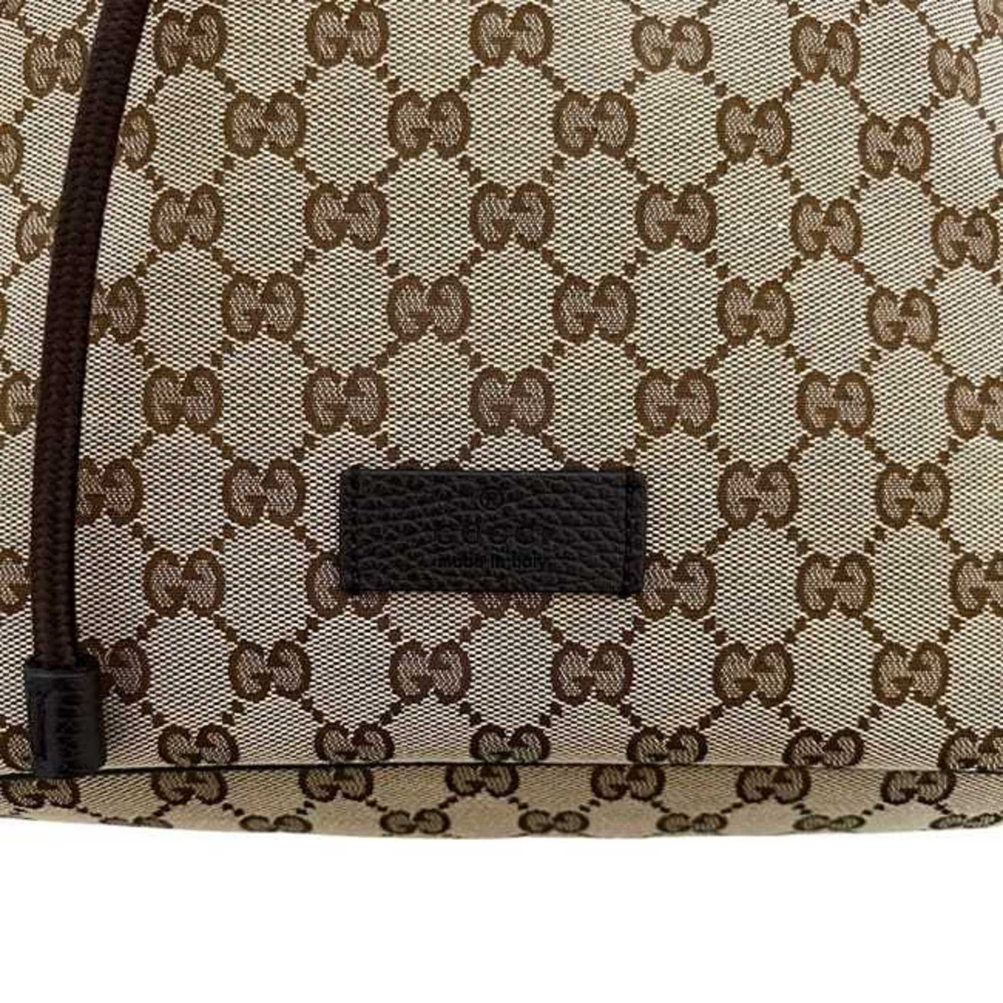 Gucci Gucci Backpack ec-24990 Beige Brown GG Canvas 449175 Leather 527066 GUCCI Rucksack Bag Men's Women's Size ONE SIZE - 9 Thumbnail