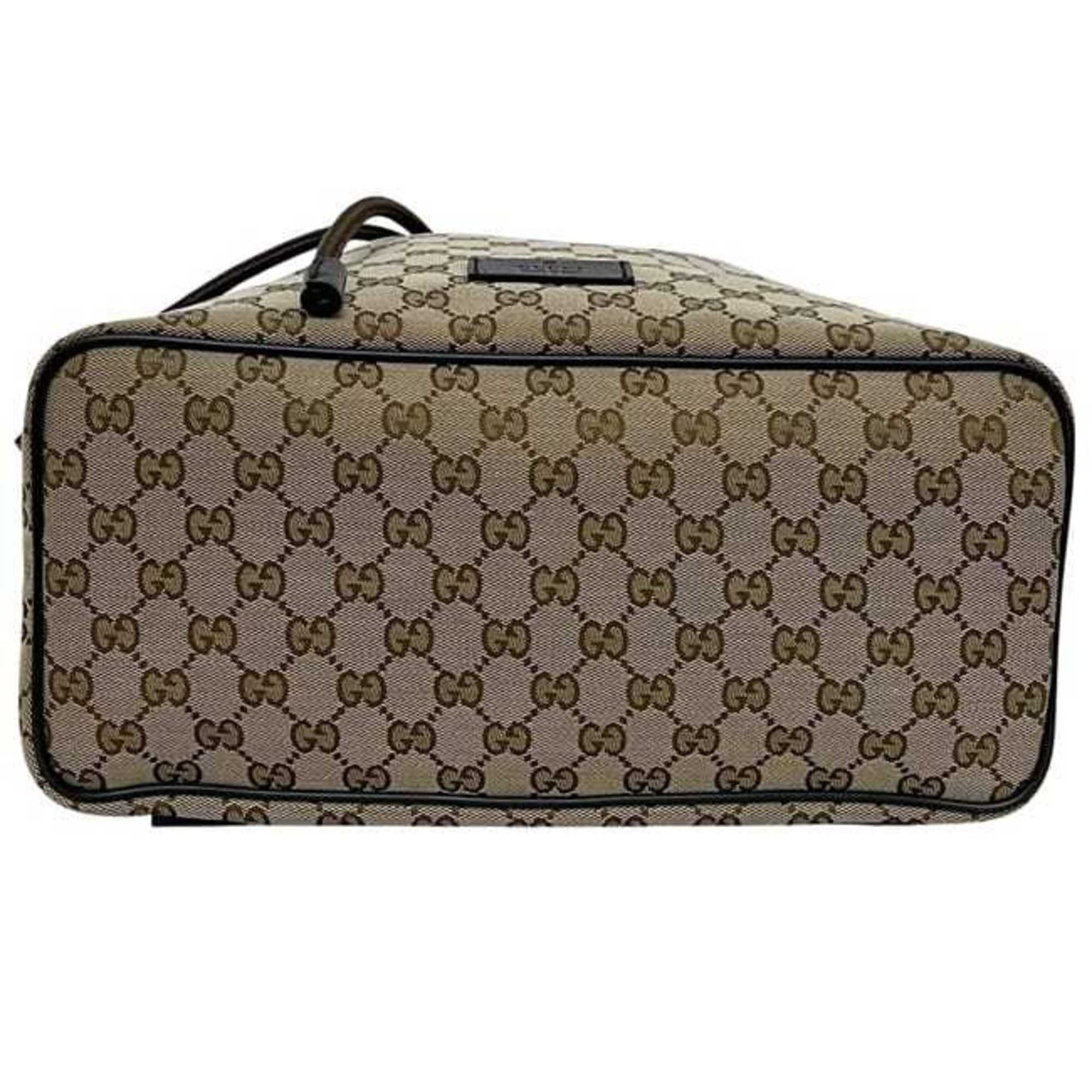 Gucci Gucci Backpack ec-24990 Beige Brown GG Canvas 449175 Leather 527066 GUCCI Rucksack Bag Men's Women's Size ONE SIZE - 8 Thumbnail