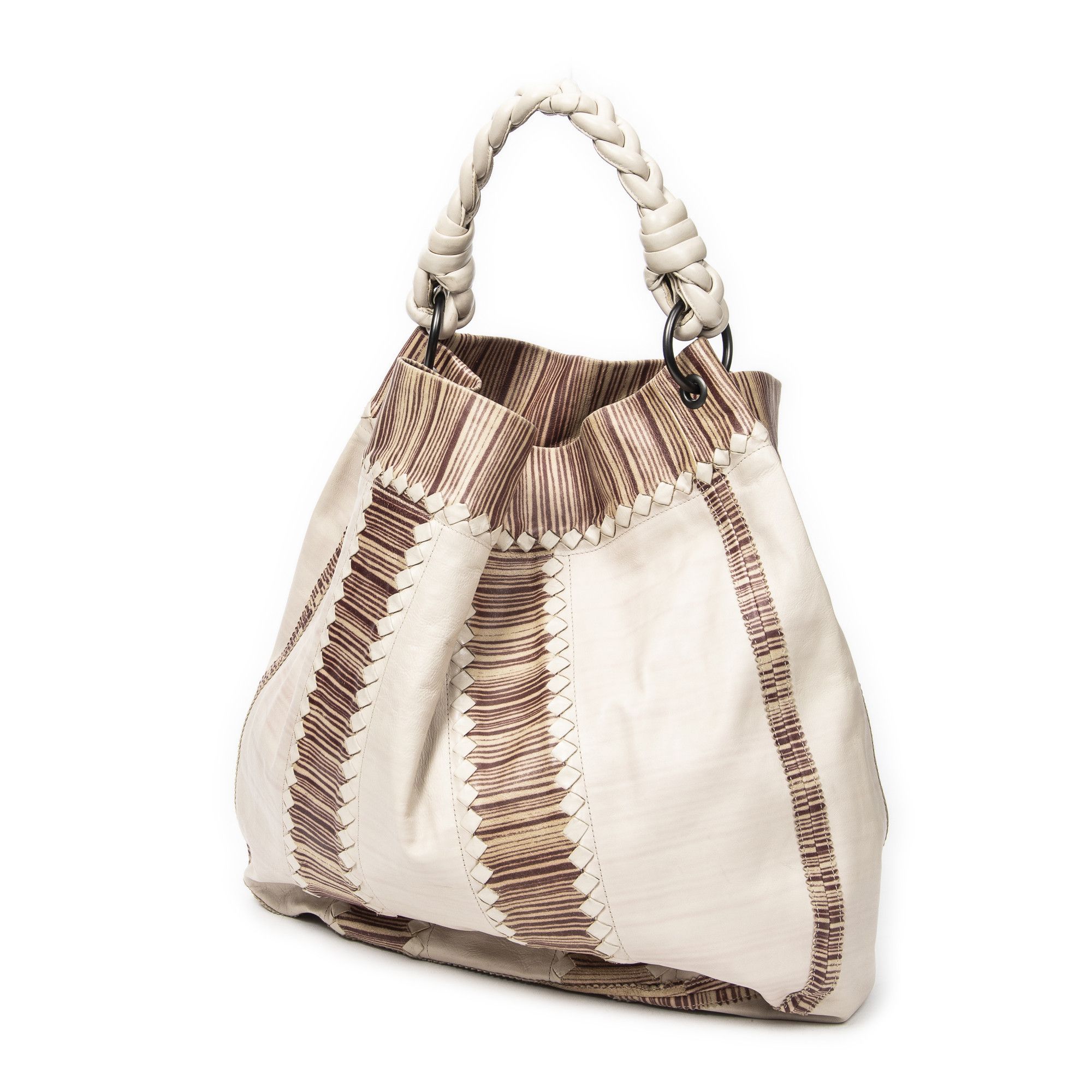 Bottega Veneta Large Braided Handle Hobo Size ONE SIZE - 2 Thumbnail