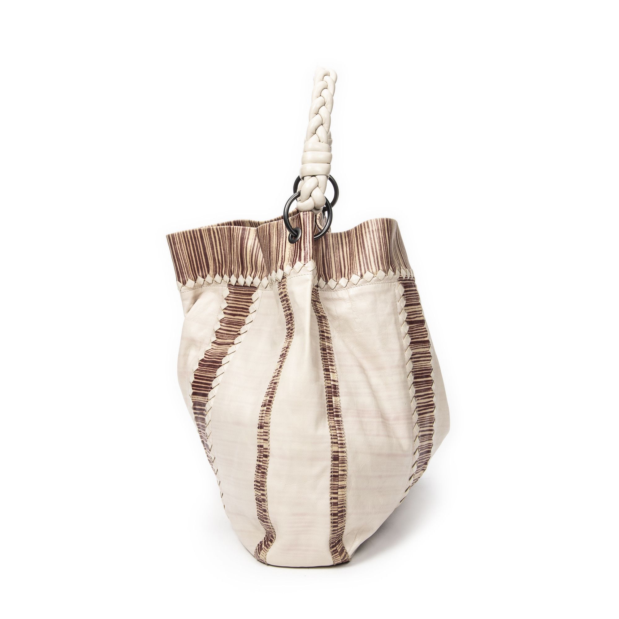 Bottega Veneta Large Braided Handle Hobo Size ONE SIZE - 4 Thumbnail