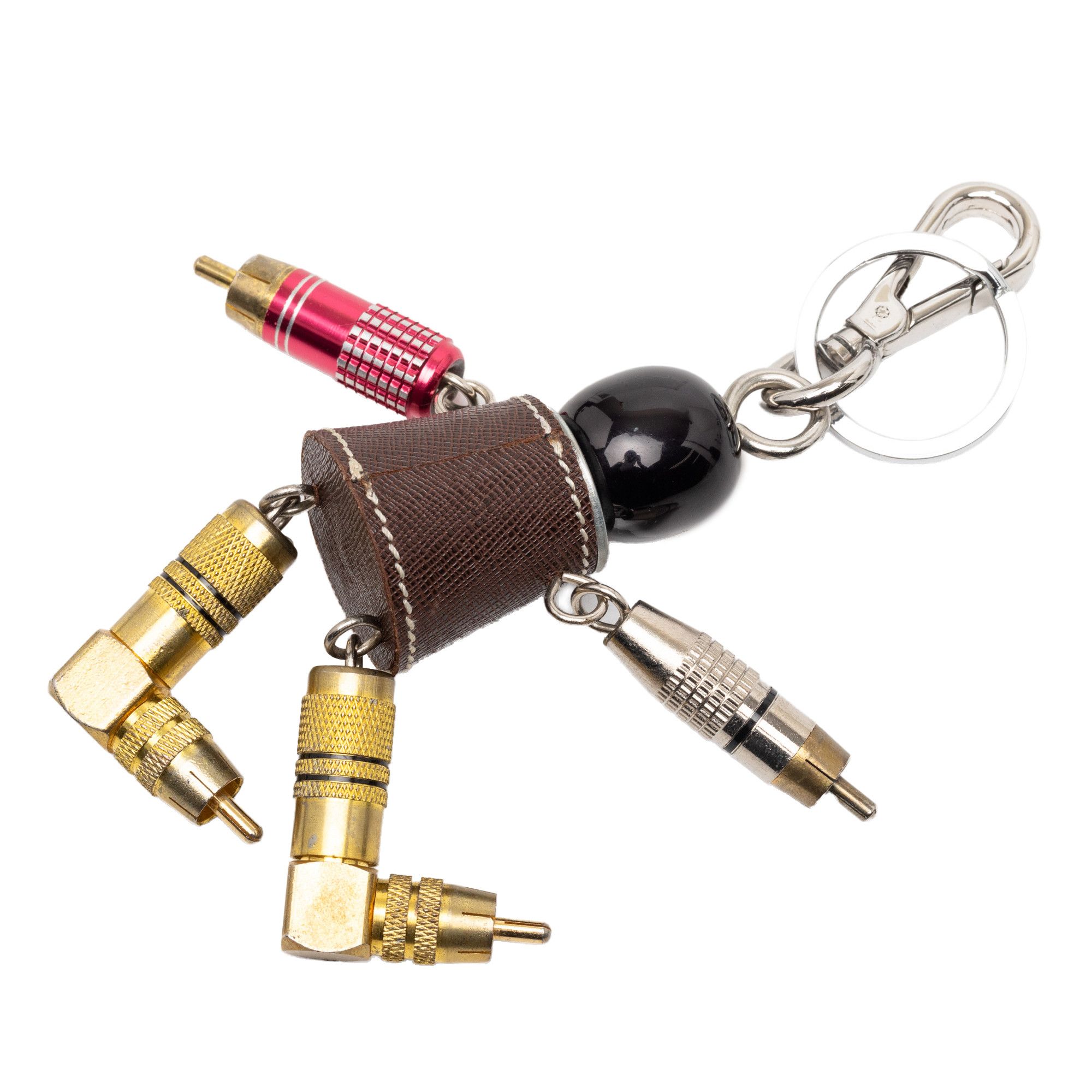 Prada Prada Saffiano and Metal Robot Key Chain Size ONE SIZE - 2 Thumbnail