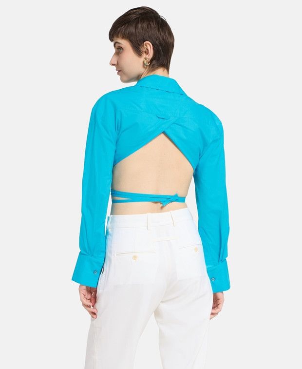 Jacquemus Long-sleeved blouse Size XXS / US 00 / IT 34 - 2 Thumbnail