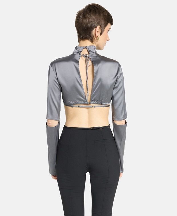 Jacquemus Satin blouse Size M / US 6-8 / IT 42-44 - 2 Thumbnail