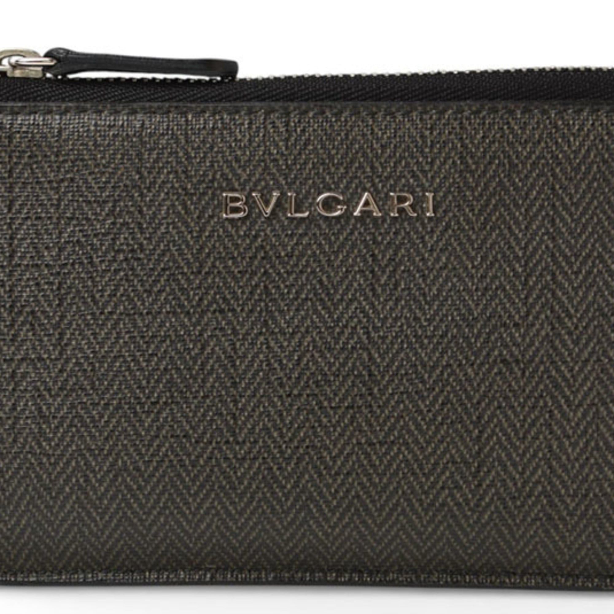 Bvlgari BVLGARI coin case, key holder, pouch, gray Size ONE SIZE - 10 Thumbnail