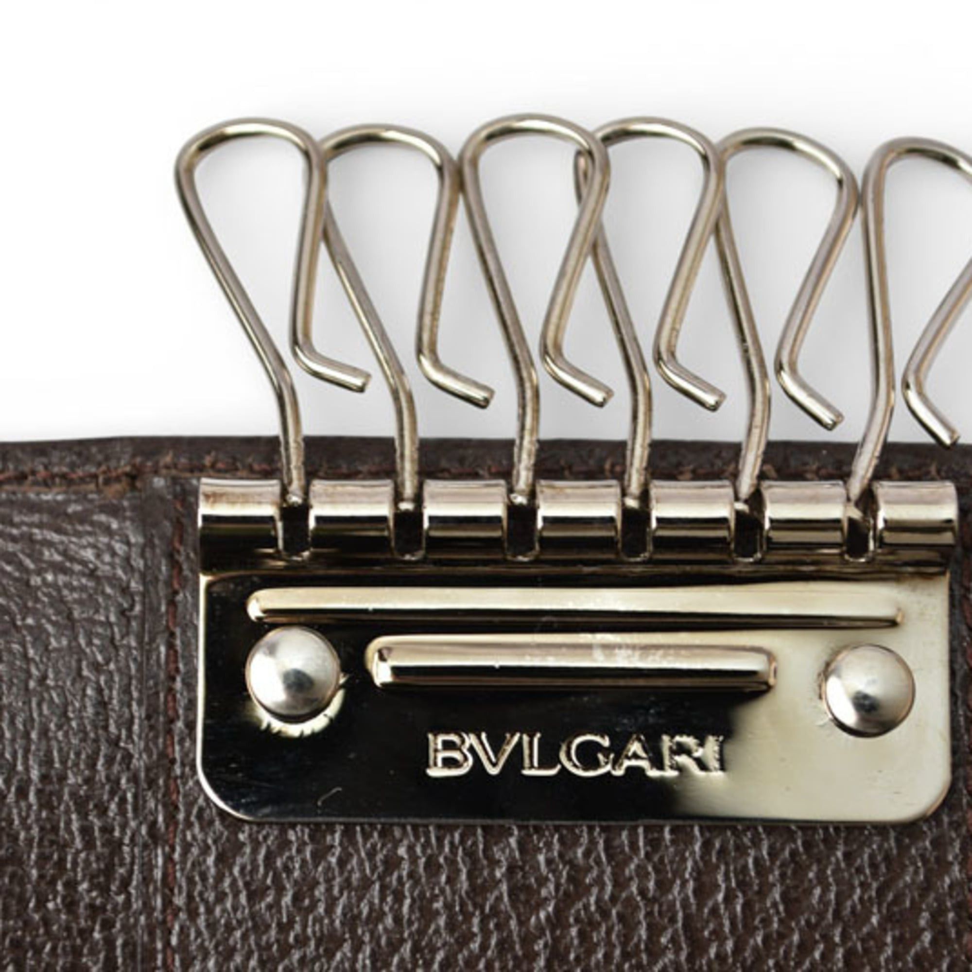 Bvlgari BVLGARI Mania key case holder beige for men and women Size ONE SIZE - 4 Thumbnail