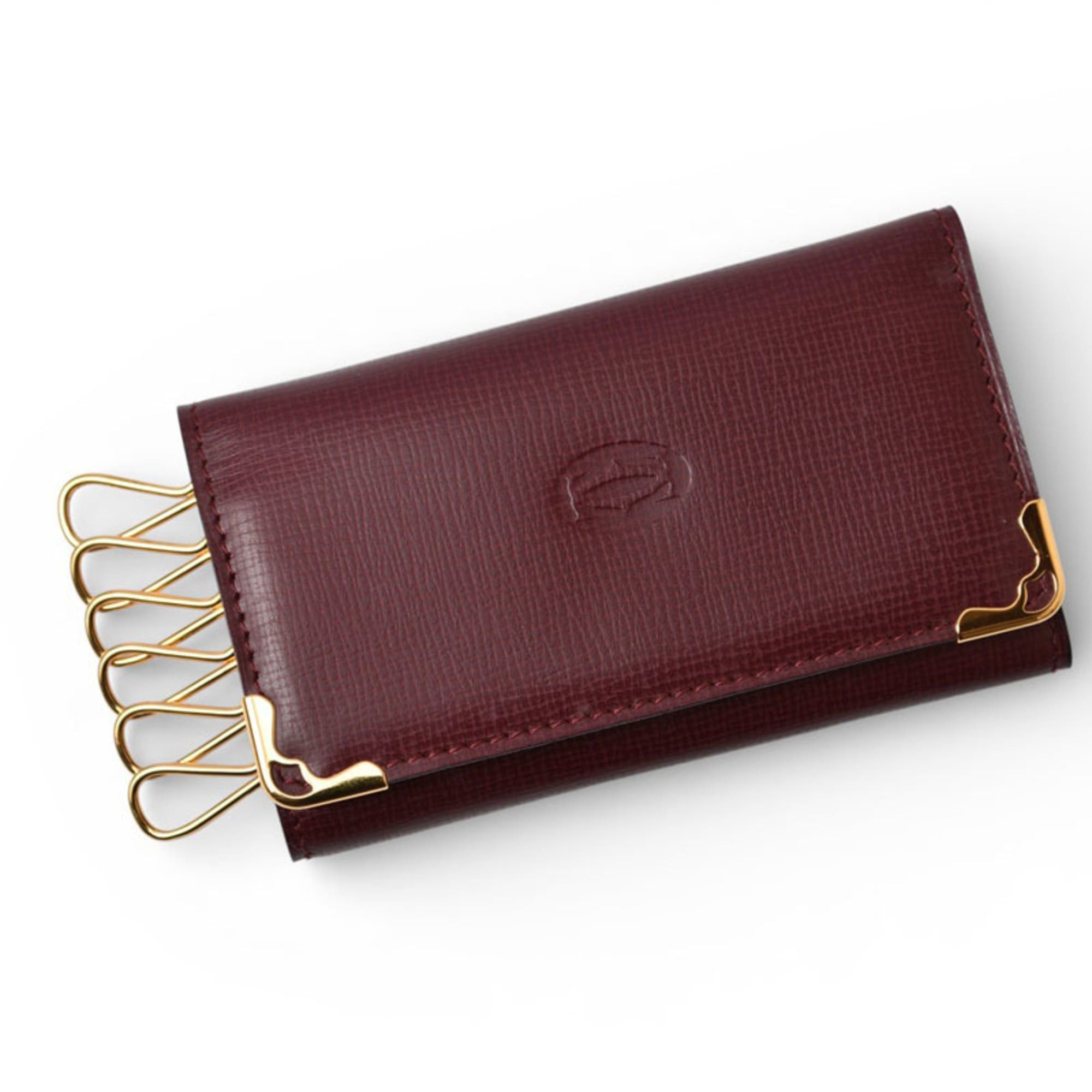 Cartier Cartier Must de 6-ring key case, Bordeaux, 2C, L3000156 Size ONE SIZE - 4 Thumbnail