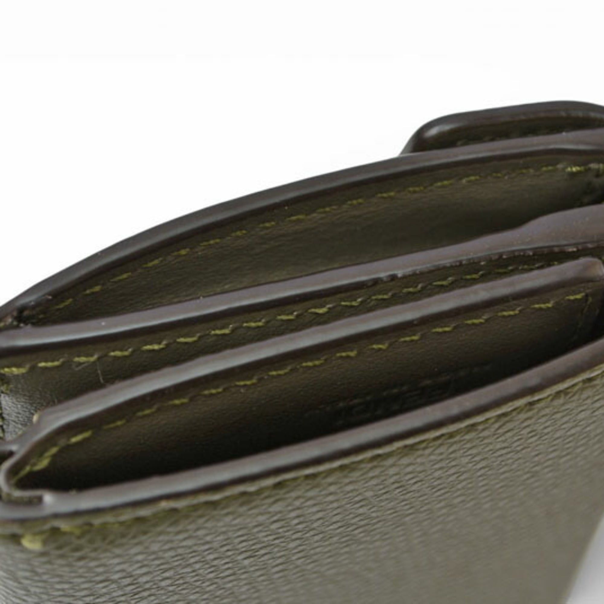 Fendi Fendi Mini Trifold Wallet, F IS FENDI 8M0395 ASPARAGO Khaki Size ONE SIZE - 7 Thumbnail