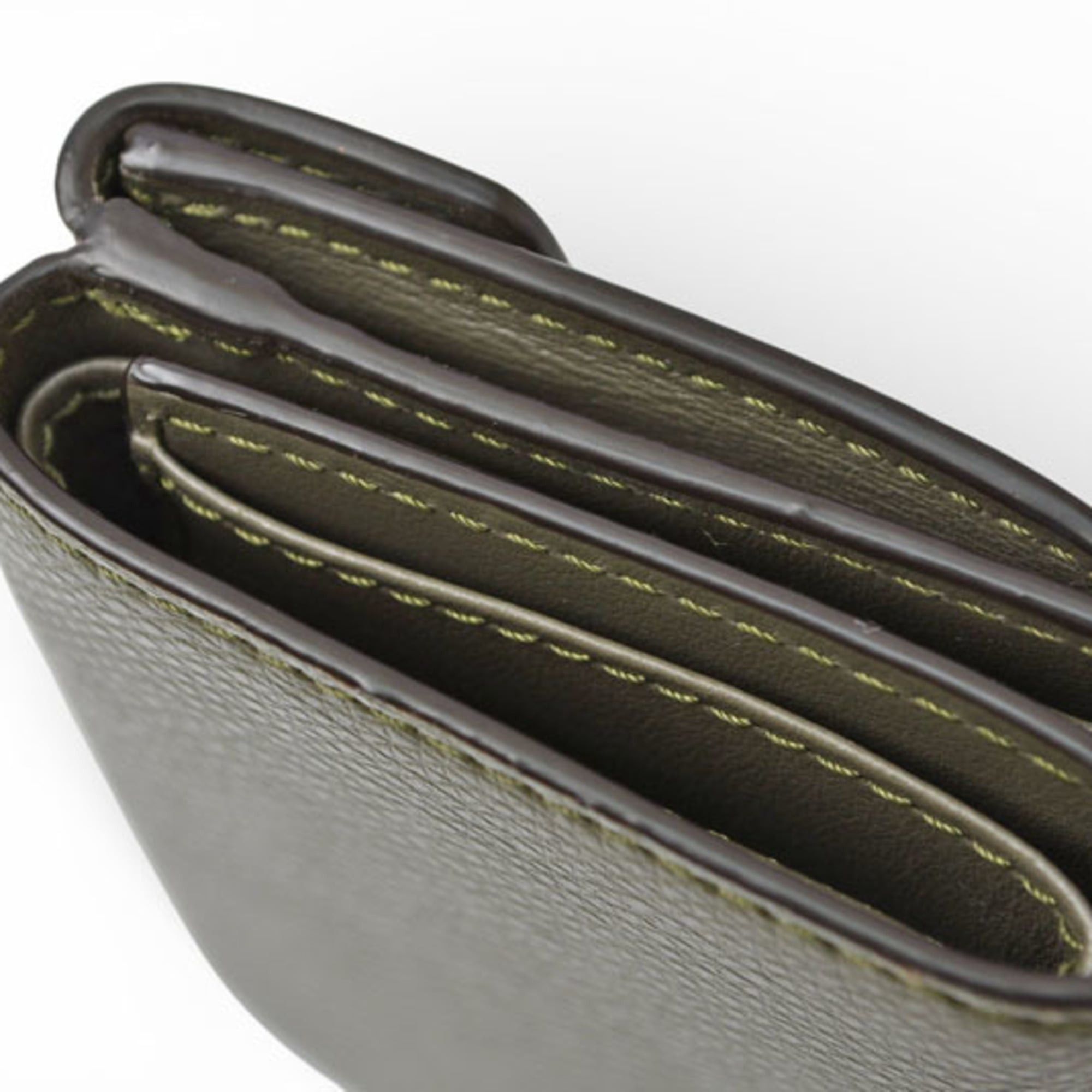 Fendi Fendi Mini Trifold Wallet, F IS FENDI 8M0395 ASPARAGO Khaki Size ONE SIZE - 8 Thumbnail