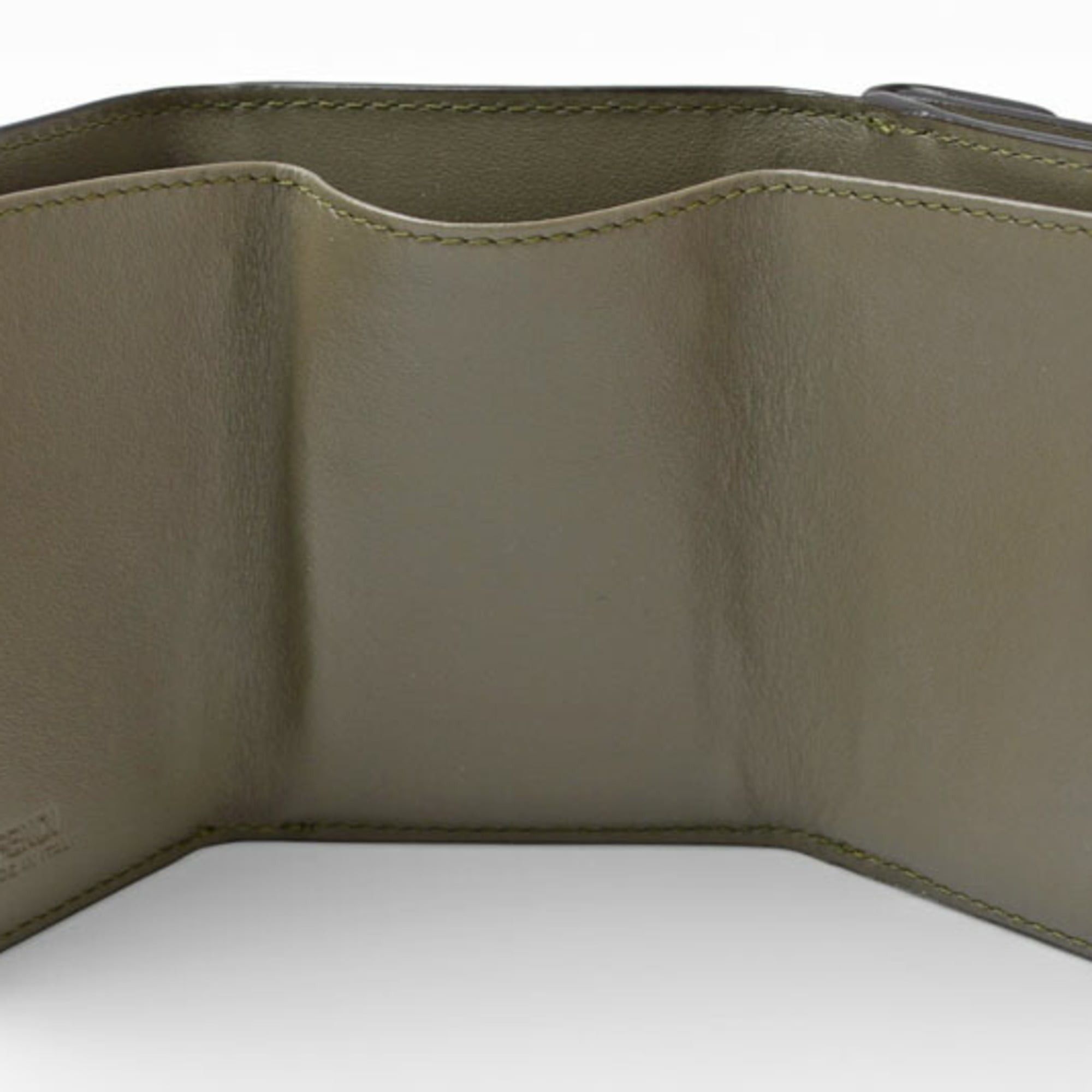 Fendi Fendi Mini Trifold Wallet, F IS FENDI 8M0395 ASPARAGO Khaki Size ONE SIZE - 10 Thumbnail