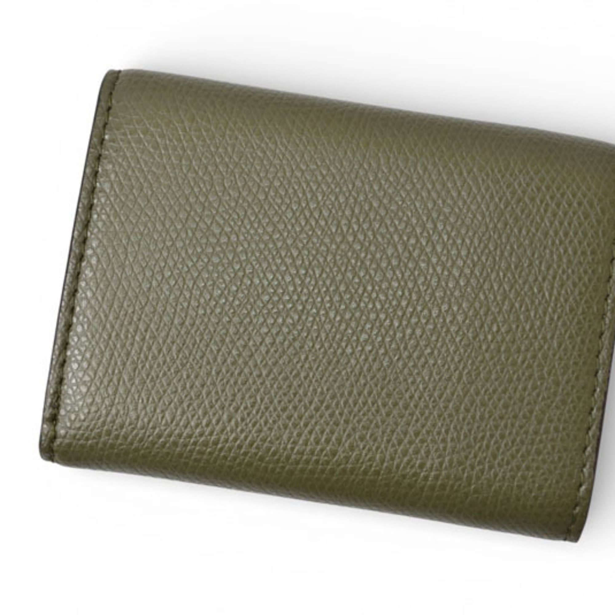 Fendi Fendi Mini Trifold Wallet, F IS FENDI 8M0395 ASPARAGO Khaki Size ONE SIZE - 4 Thumbnail