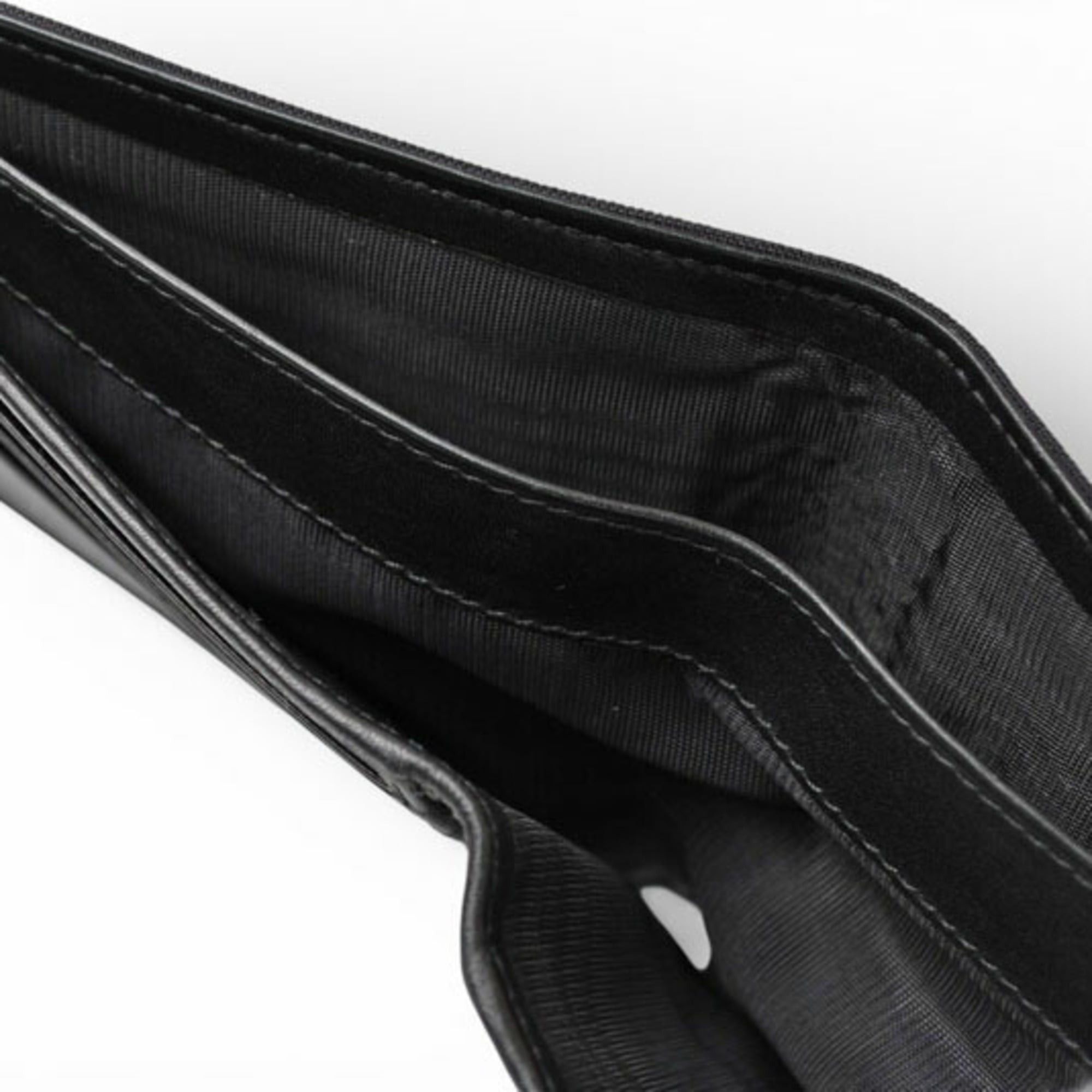 Salvatore Ferragamo Salvatore Ferragamo Men's Bifold Wallet with Bill Compartment, Black Size ONE SIZE - 9 Thumbnail