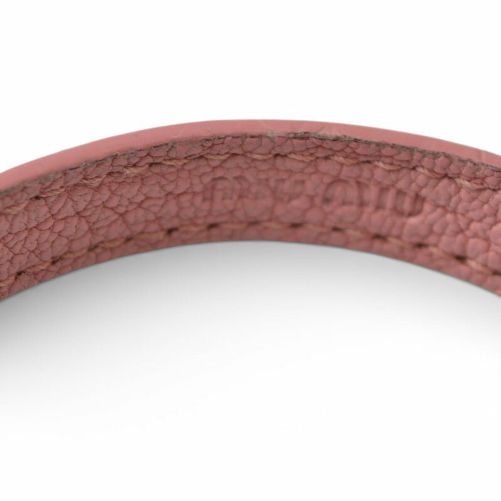Miu Miu Miu Miu Miu Madras bracelet and bangle with heart crystal rhinestones in pink Size ONE SIZE - 5 Thumbnail