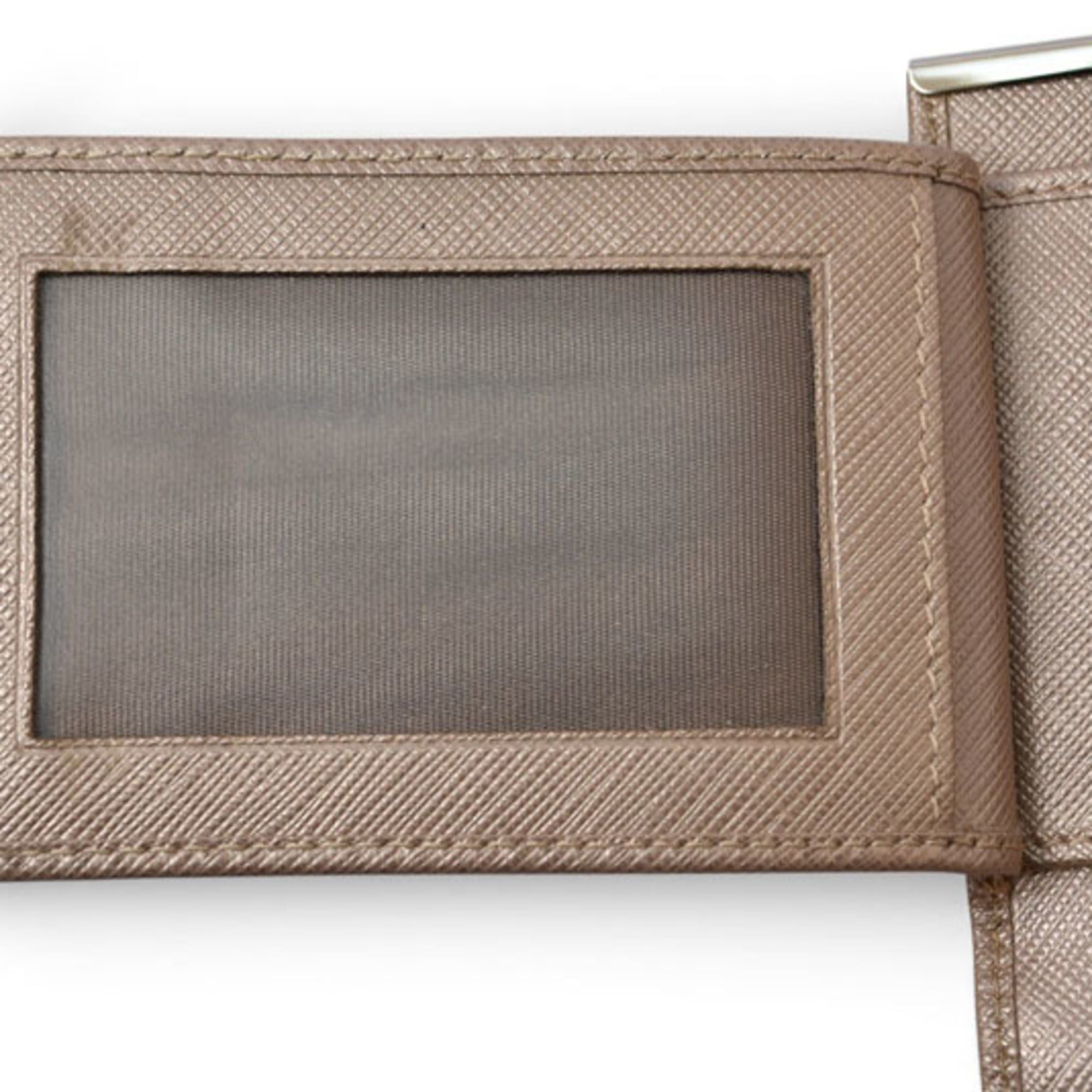Salvatore Ferragamo Salvatore Ferragamo Gancini long wallet in metallic beige Size ONE SIZE - 8 Thumbnail
