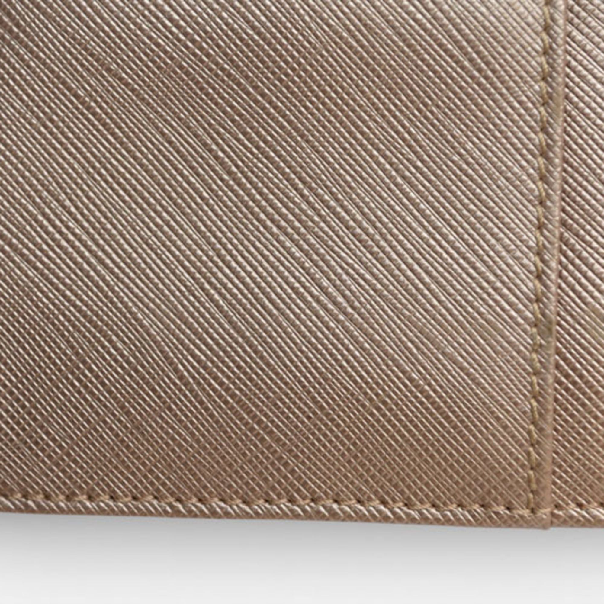 Salvatore Ferragamo Salvatore Ferragamo Gancini long wallet in metallic beige Size ONE SIZE - 15 Thumbnail