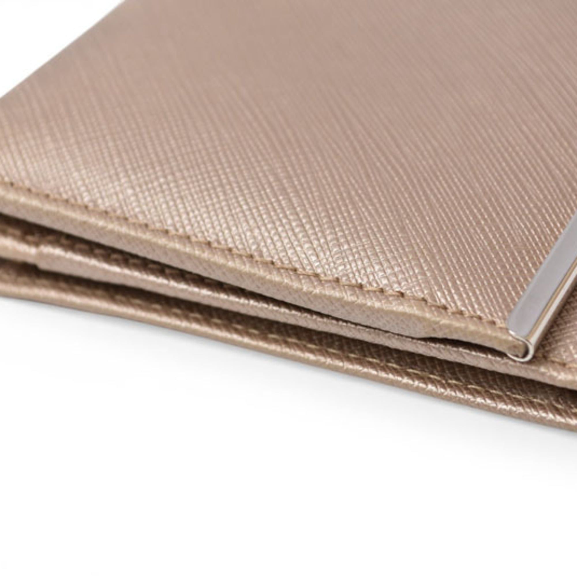 Salvatore Ferragamo Salvatore Ferragamo Gancini long wallet in metallic beige Size ONE SIZE - 5 Thumbnail