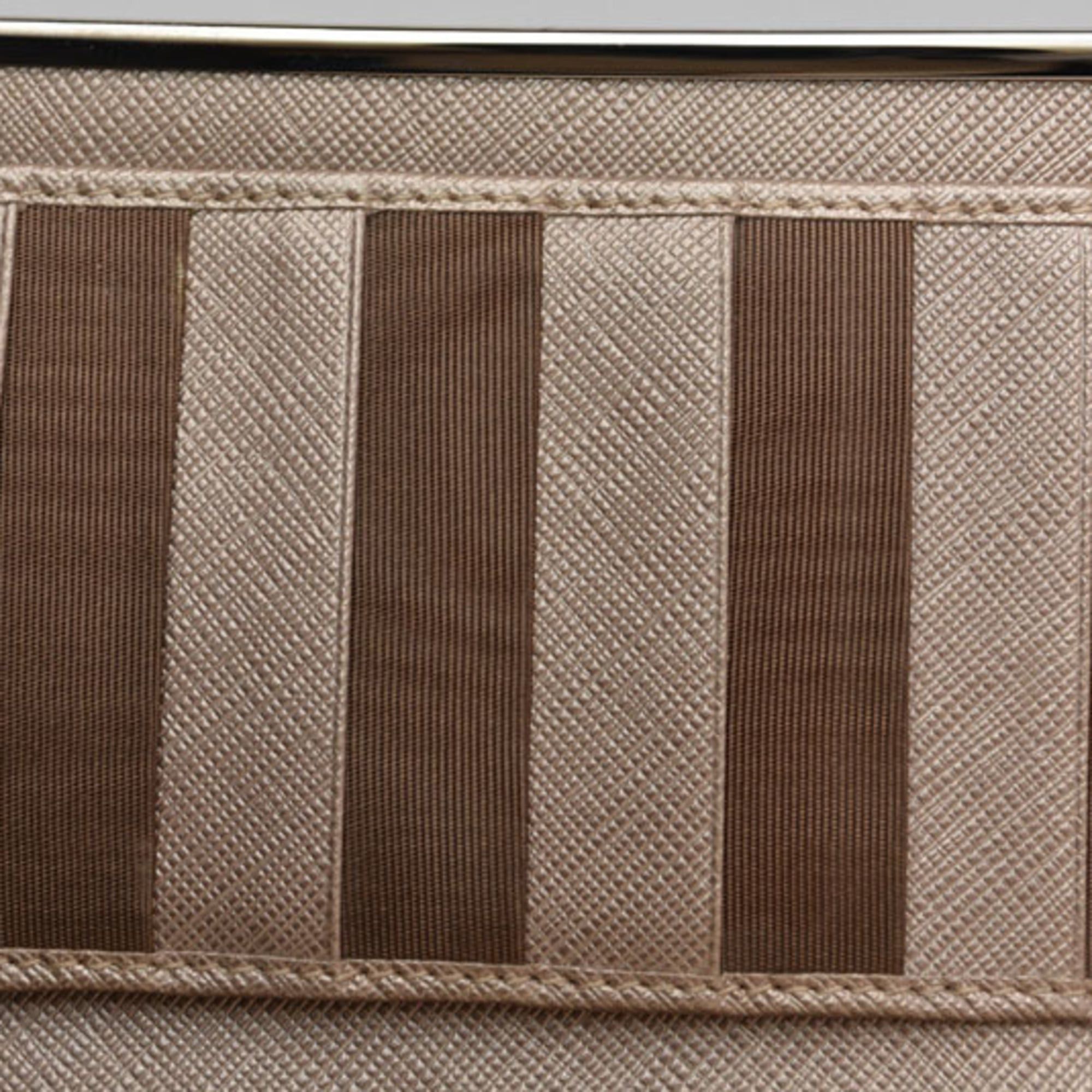 Salvatore Ferragamo Salvatore Ferragamo Gancini long wallet in metallic beige Size ONE SIZE - 10 Thumbnail