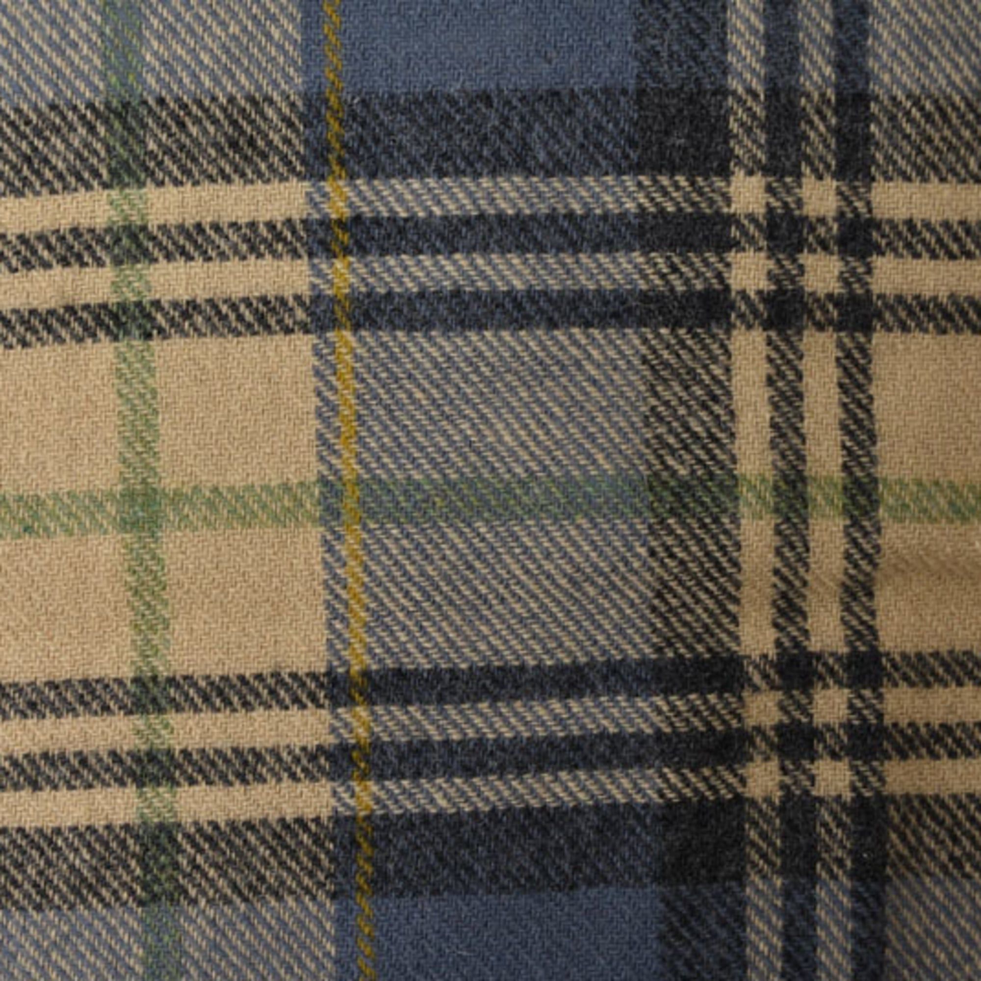 Dior Christian Dior Winter Scarf, 100% Wool, Check Pattern, Beige, Blue Size ONE SIZE - 4 Thumbnail