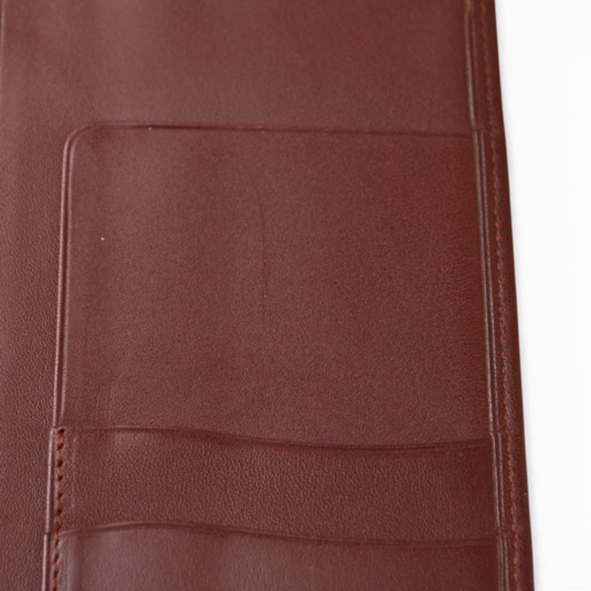 Cartier Cartier Men's Wallet, Long Leather Billfold, Must de Cartier, Bordeaux Size ONE SIZE - 10 Thumbnail