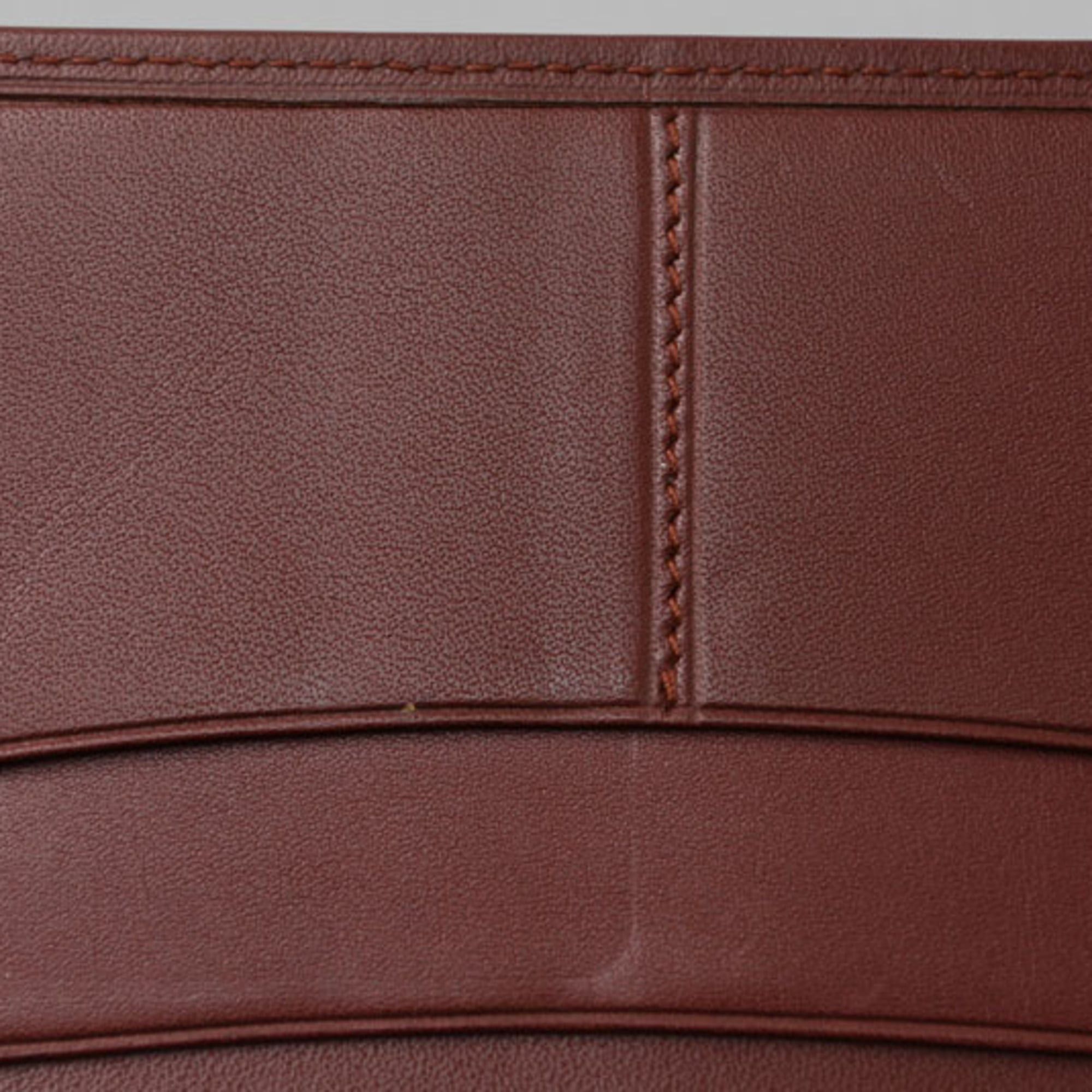 Cartier Cartier Men's Wallet, Long Leather Billfold, Must de Cartier, Bordeaux Size ONE SIZE - 12 Thumbnail