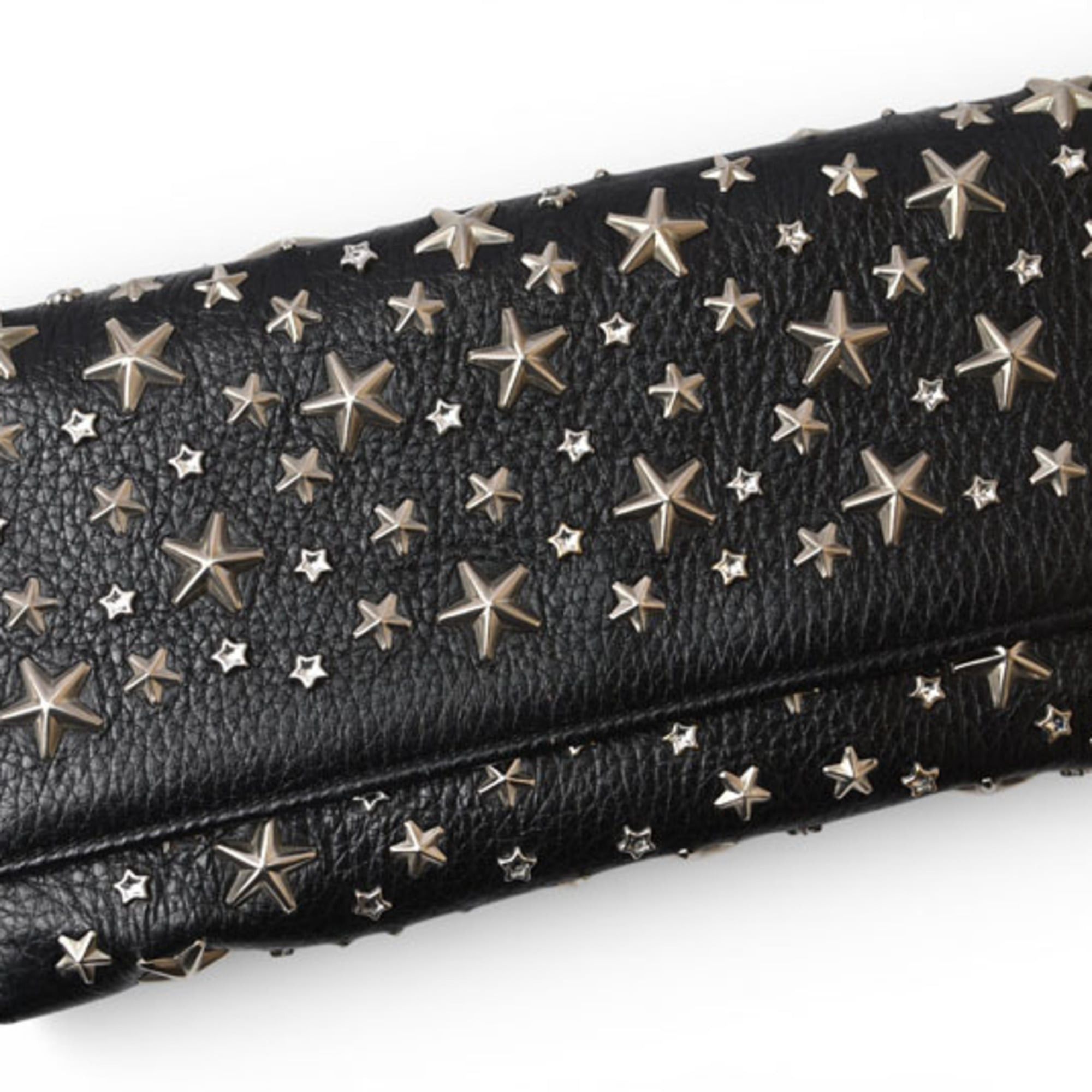 Jimmy Choo Jimmy Choo chain wallet, long shoulder bag, JIMMY CHOO star studs, rhinestones, black Size ONE SIZE - 12 Thumbnail