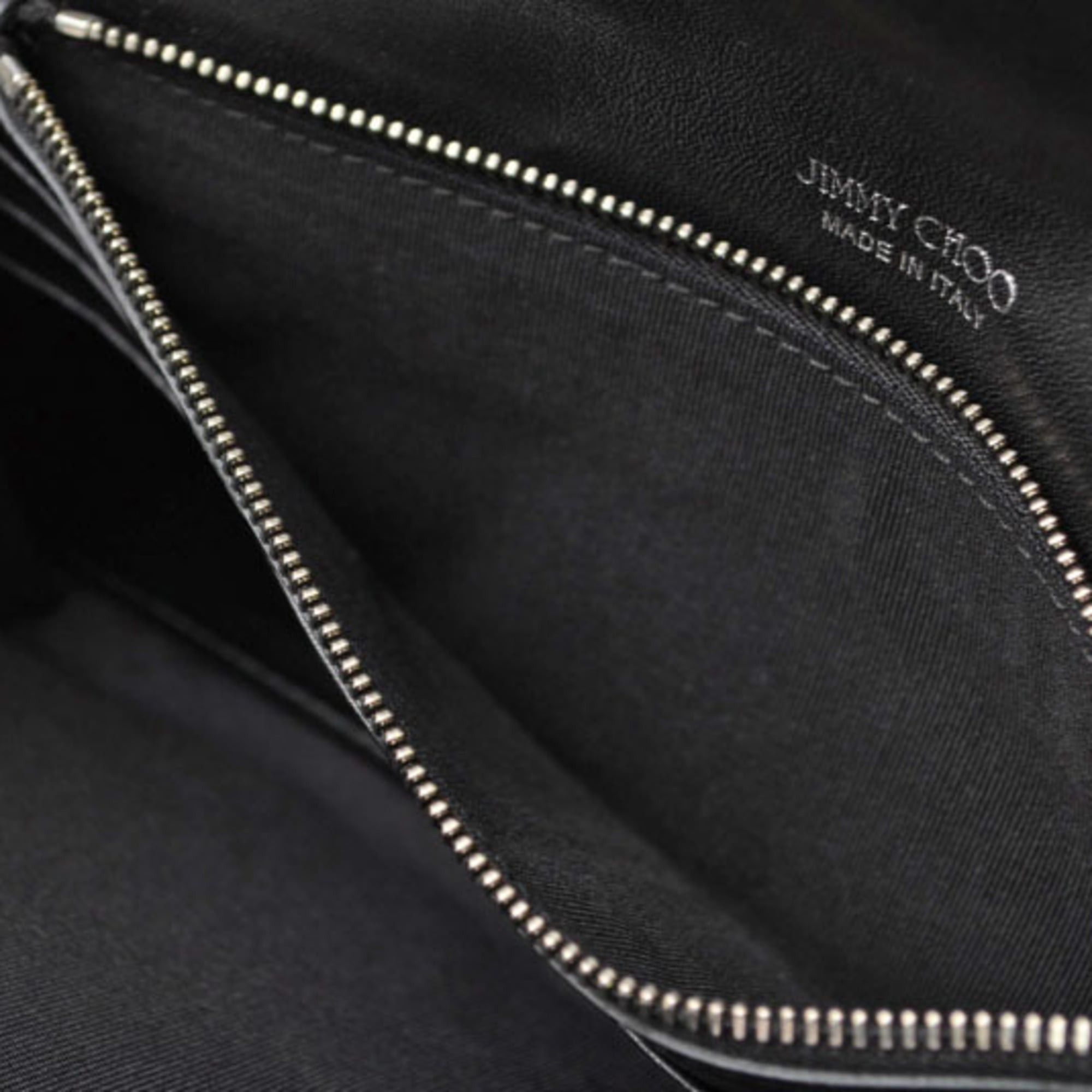 Jimmy Choo Jimmy Choo chain wallet, long shoulder bag, JIMMY CHOO star studs, rhinestones, black Size ONE SIZE - 10 Thumbnail