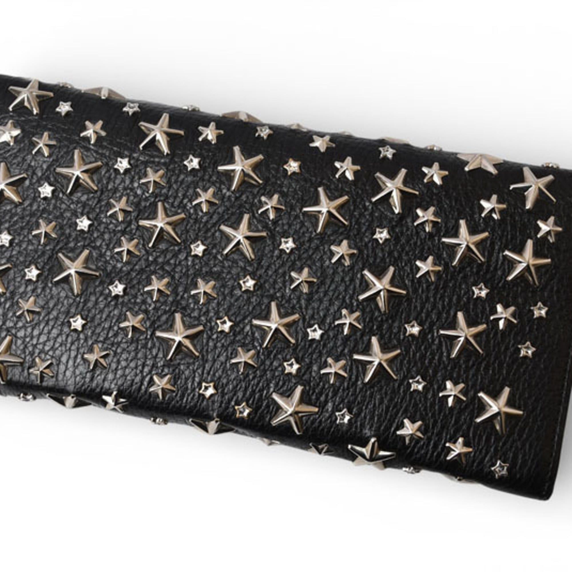 Jimmy Choo Jimmy Choo chain wallet, long shoulder bag, JIMMY CHOO star studs, rhinestones, black Size ONE SIZE - 13 Thumbnail