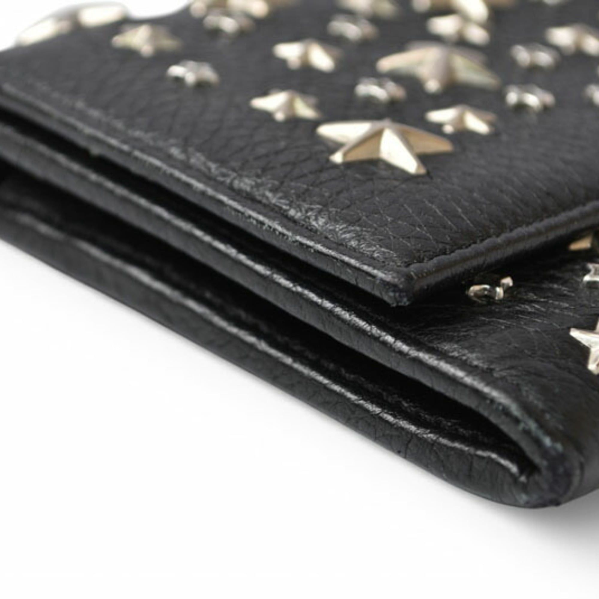 Jimmy Choo Jimmy Choo chain wallet, long shoulder bag, JIMMY CHOO star studs, rhinestones, black Size ONE SIZE - 15 Thumbnail