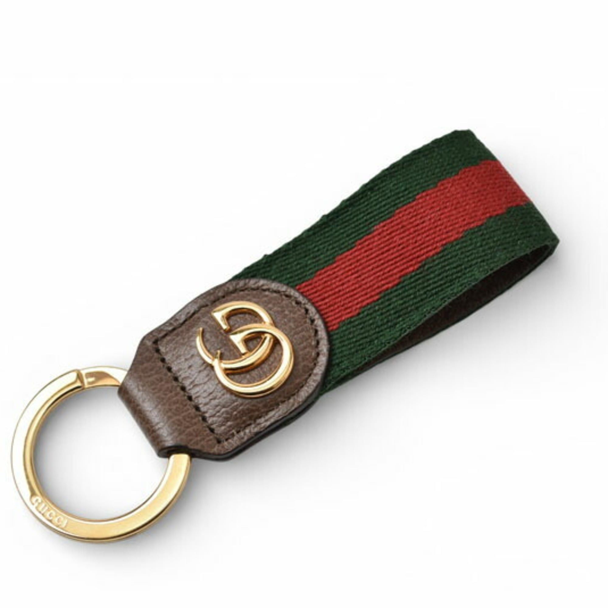 Gucci Gucci Key Ring Keychain GUCCI Green Red Line Gold Ophidia 523161 HE2NG 8742 Size ONE SIZE - 2 Thumbnail
