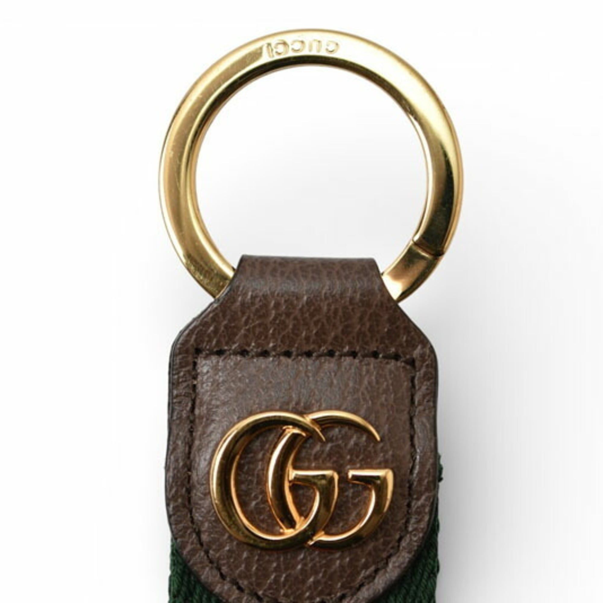 Gucci Gucci Key Ring Keychain GUCCI Green Red Line Gold Ophidia 523161 HE2NG 8742 Size ONE SIZE - 4 Thumbnail