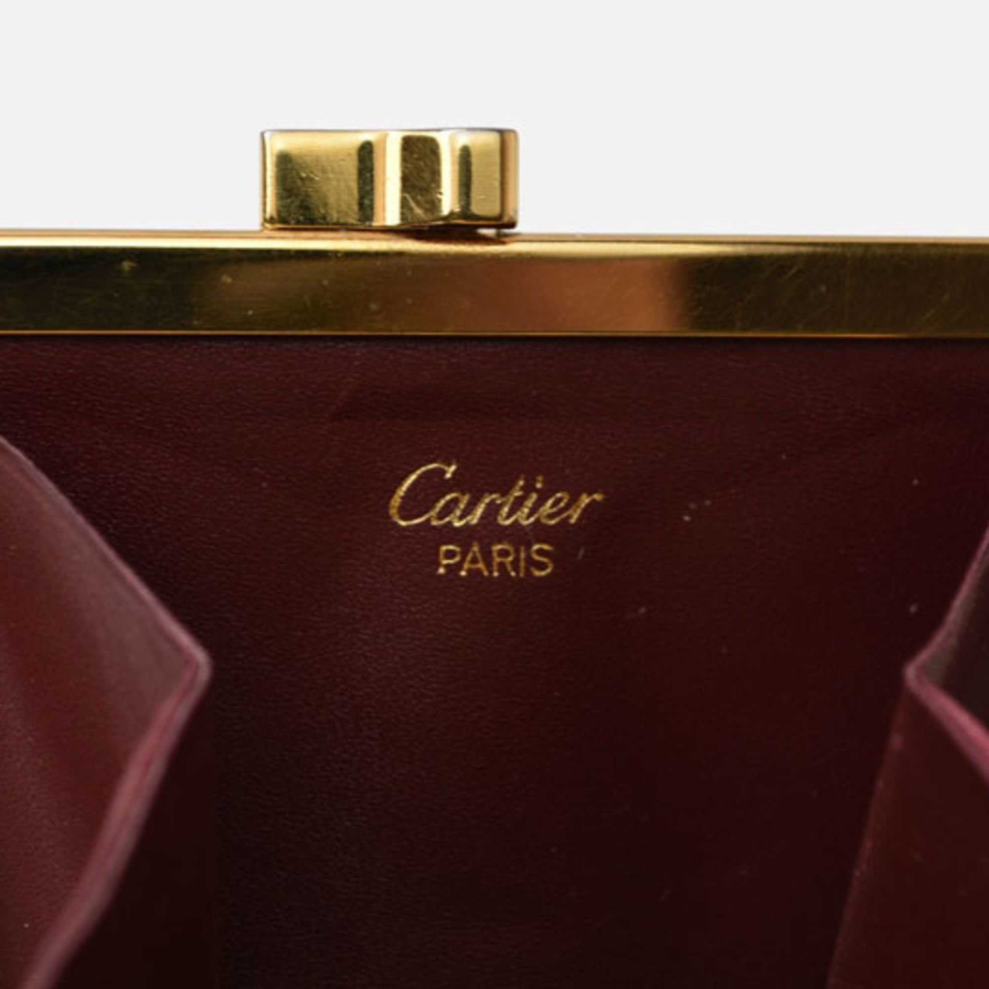 Cartier Cartier coin case, Must de wallet, Bordeaux L300009 Size ONE SIZE - 9 Thumbnail