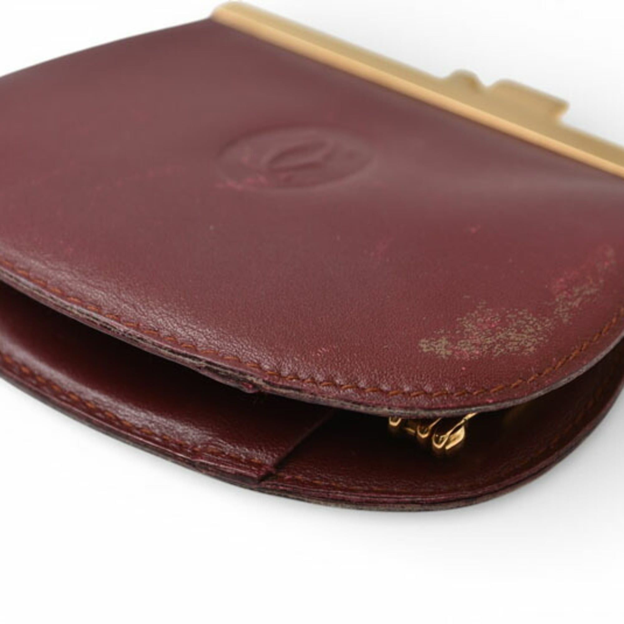 Cartier Cartier coin case, Must de wallet, Bordeaux L300009 Size ONE SIZE - 7 Thumbnail
