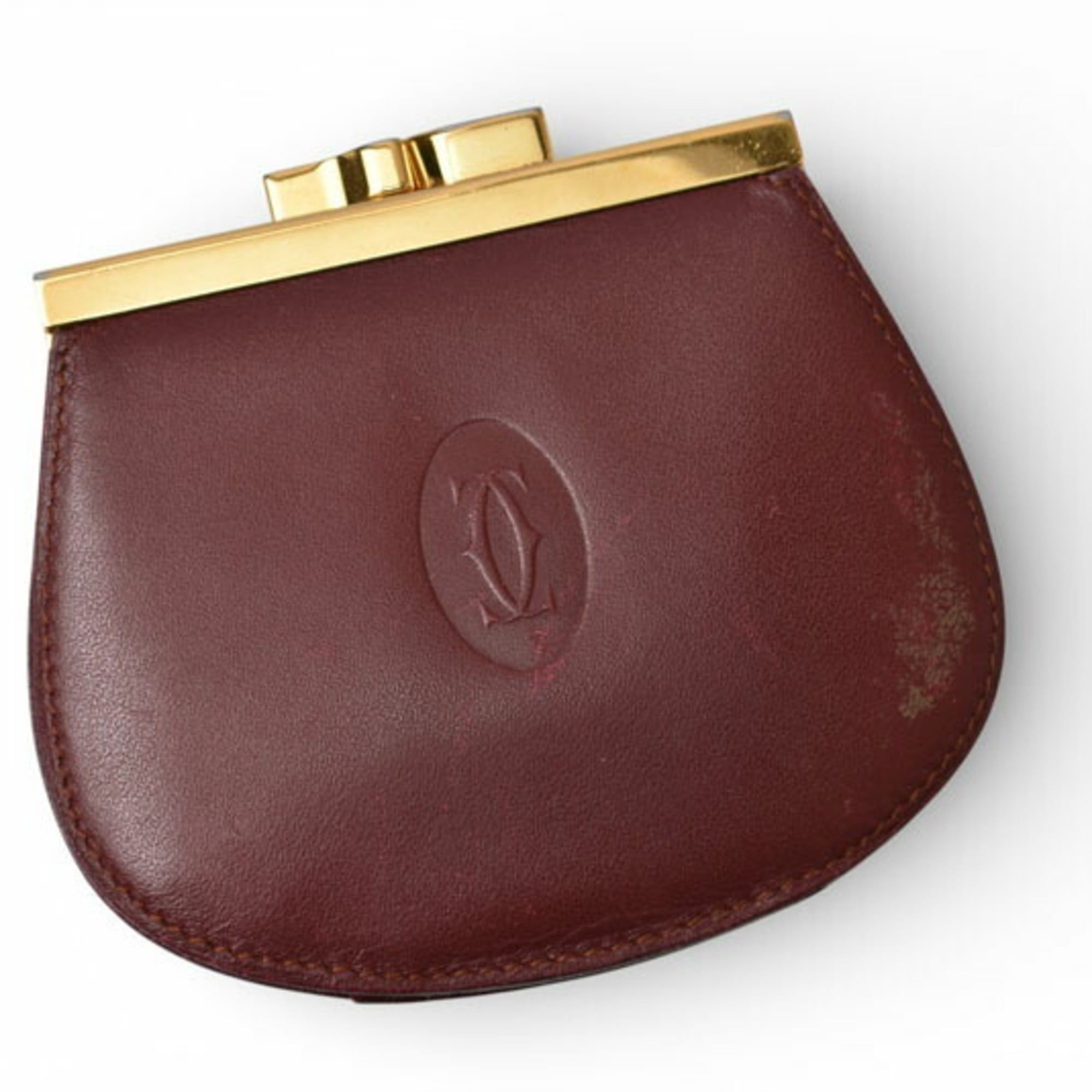 Cartier Cartier coin case, Must de wallet, Bordeaux L300009 Size ONE SIZE - 3 Thumbnail