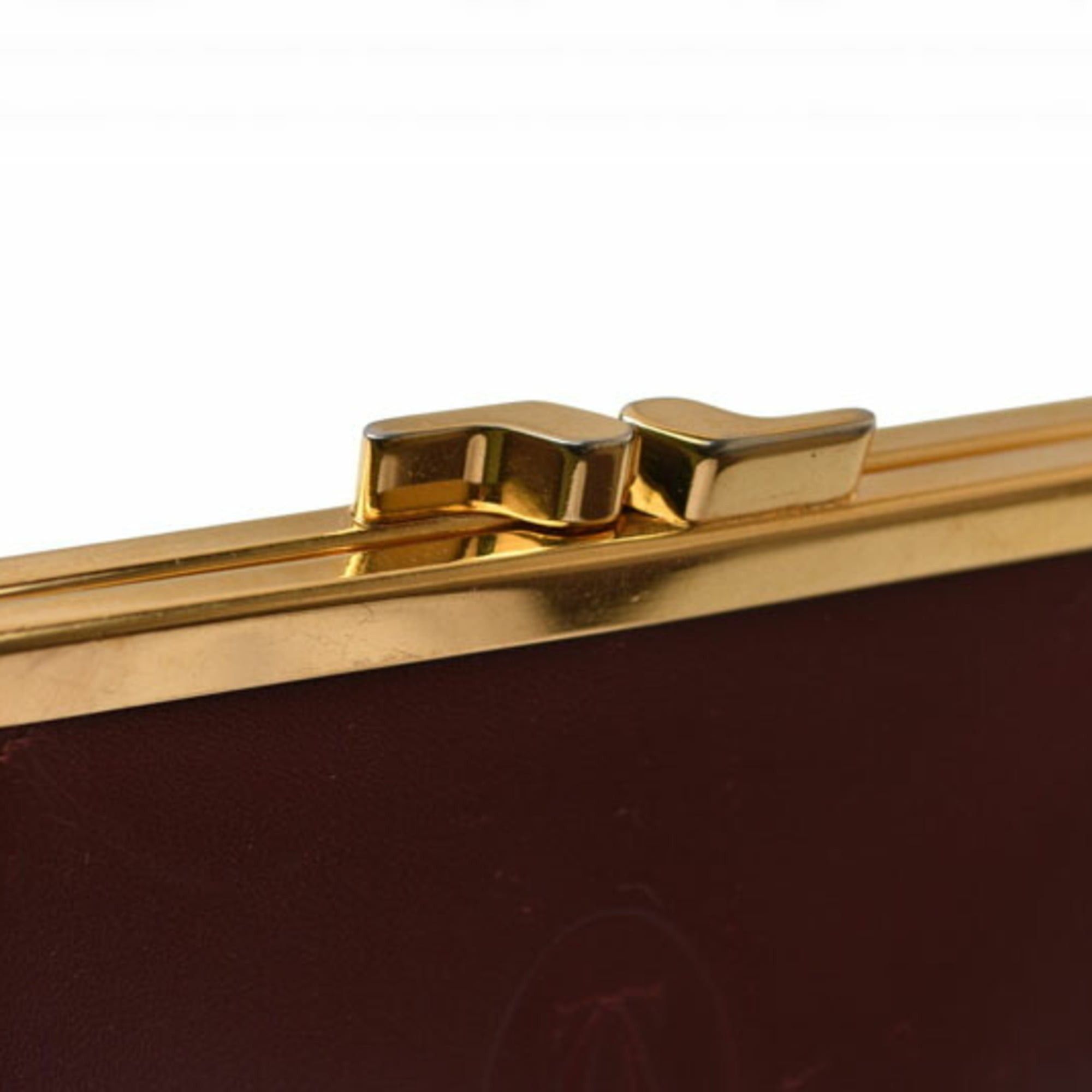 Cartier Cartier coin case, Must de wallet, Bordeaux L300009 Size ONE SIZE - 8 Thumbnail