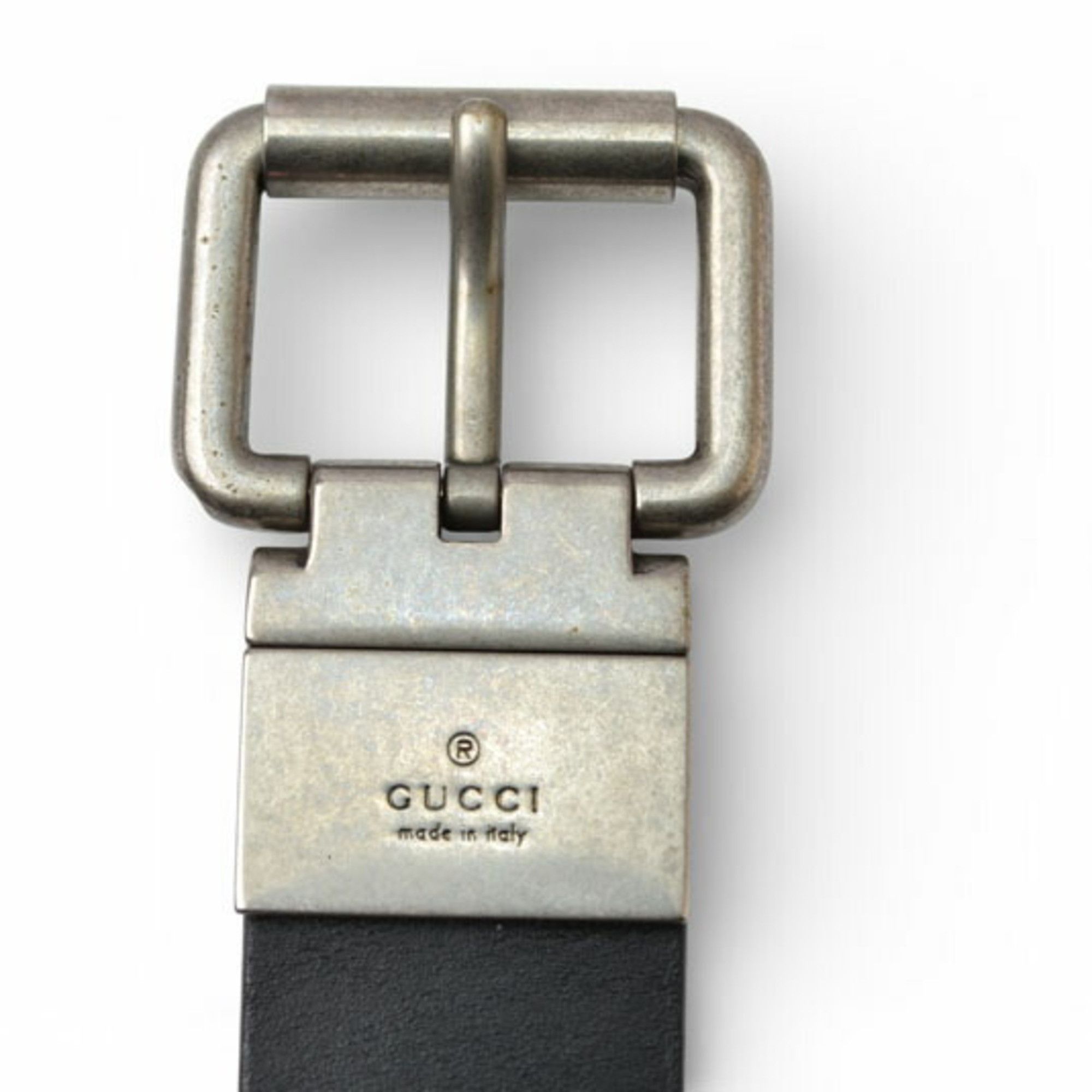 Gucci Gucci reversible belt, size 85, leather, GUCCI Sherry line, black, green, red Size ONE SIZE - 11 Thumbnail