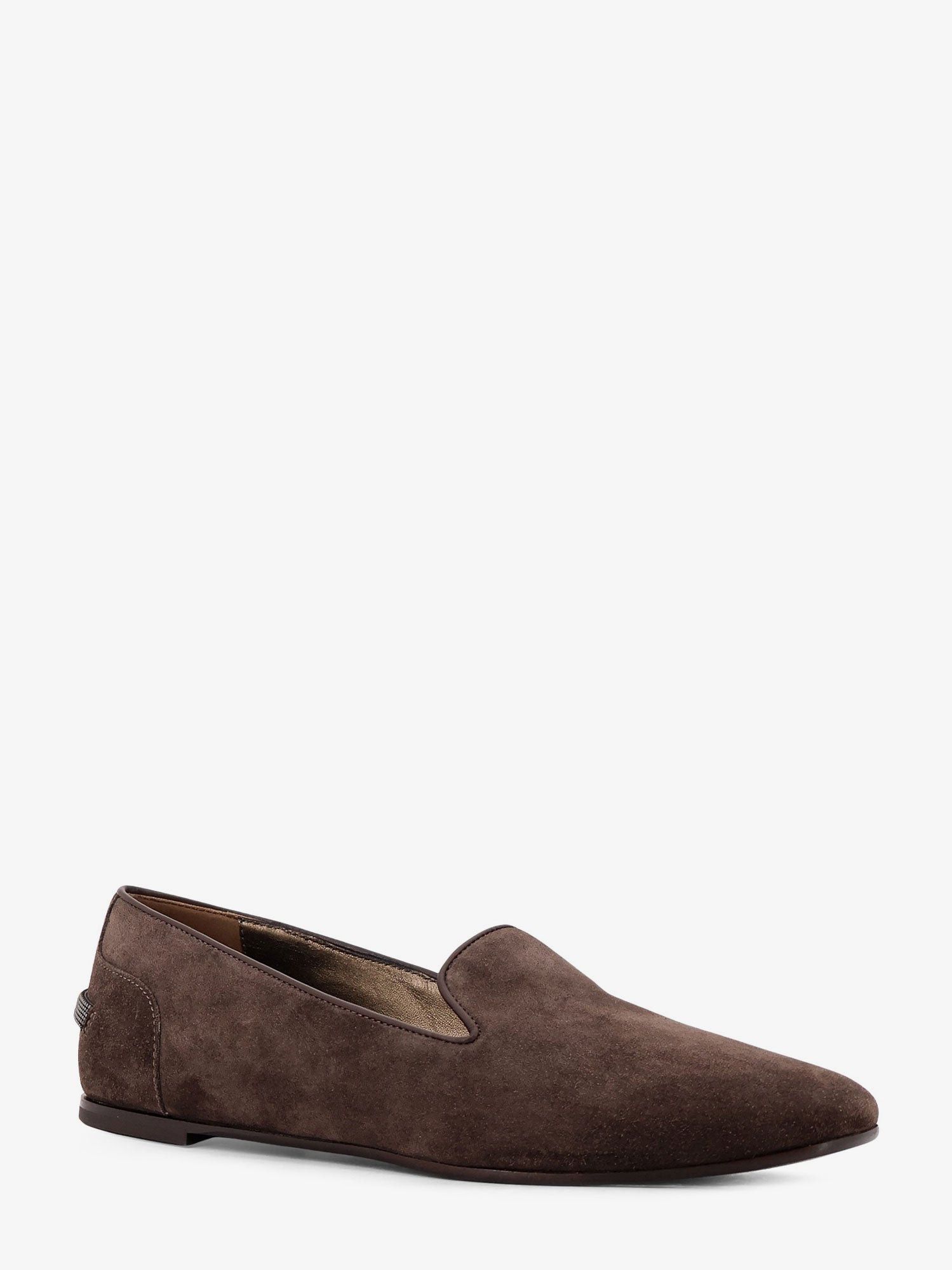 Brunello Cucinelli Suede loafers with Monili detail IT 37 - USA Tariffs Included Size US 7 / IT 37 - 2 Thumbnail