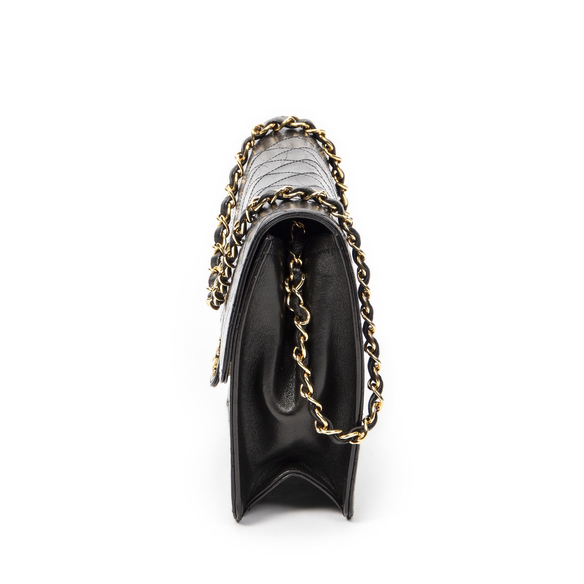 Chanel Vintage Push Lock Straight Flap Size ONE SIZE - 3 Thumbnail