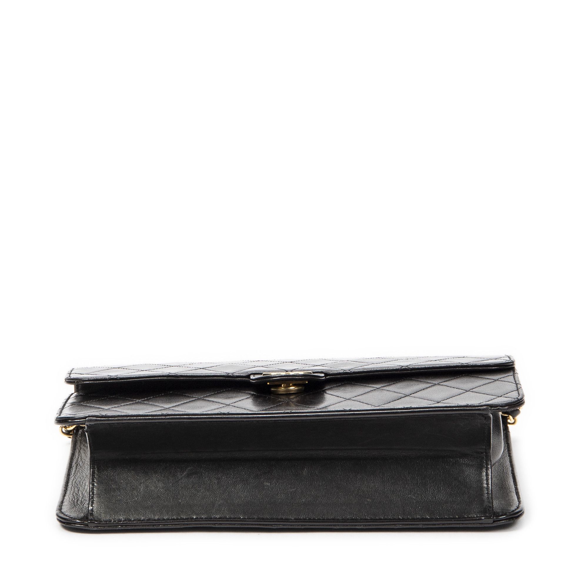 Chanel Vintage Push Lock Straight Flap Size ONE SIZE - 6 Thumbnail